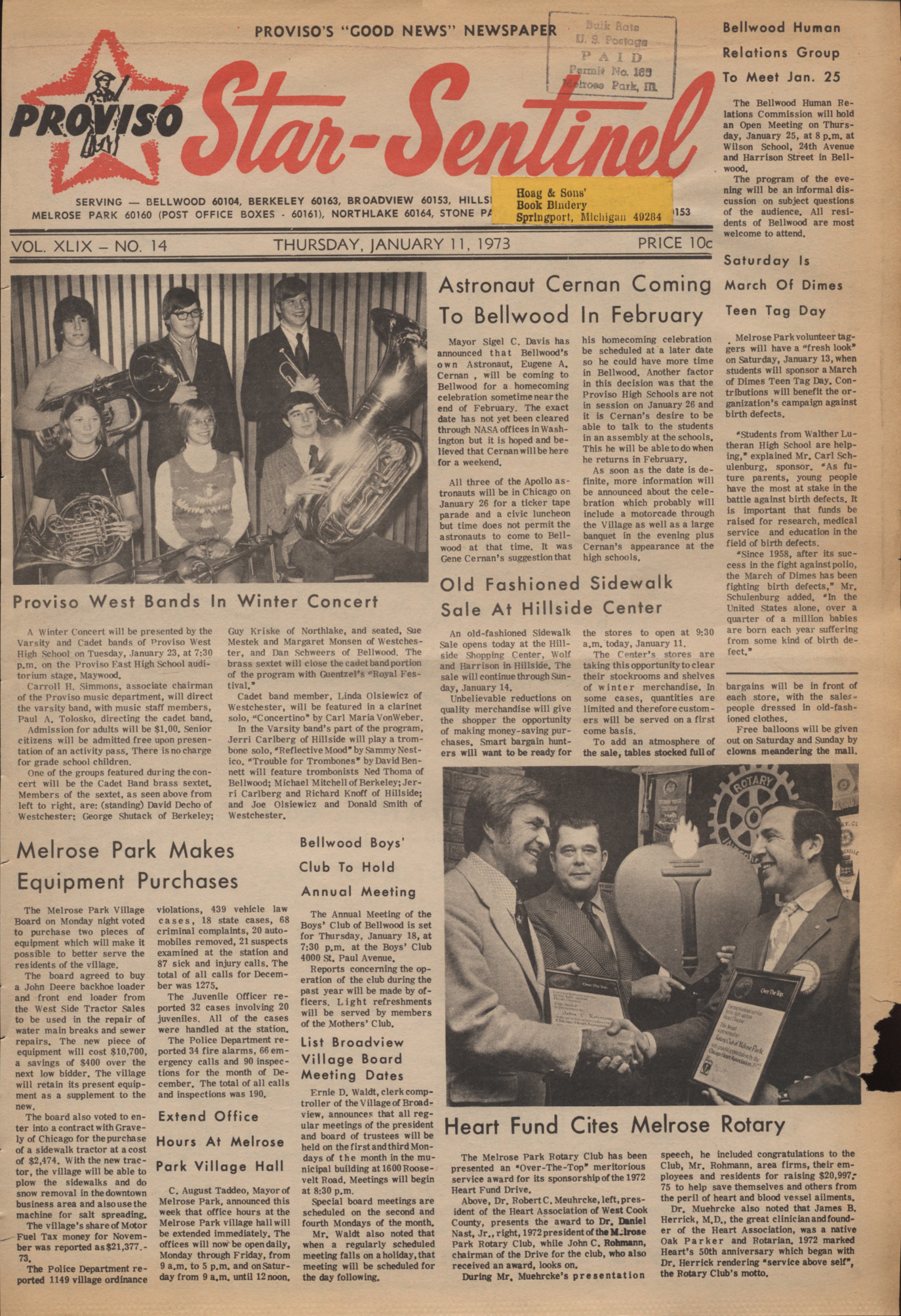 Proviso Star-Sentinel – 19730111