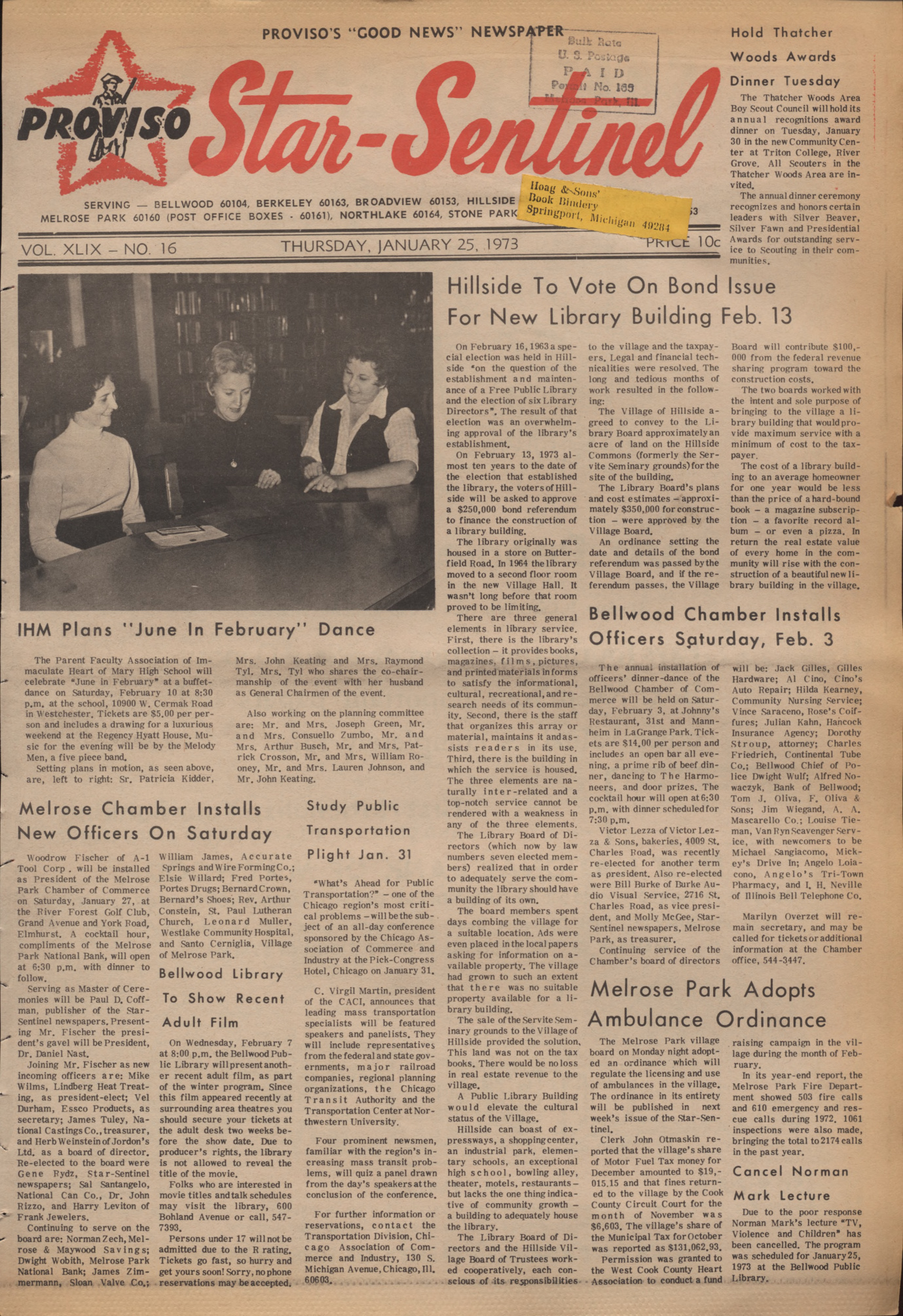 Proviso Star-Sentinel – 19730125