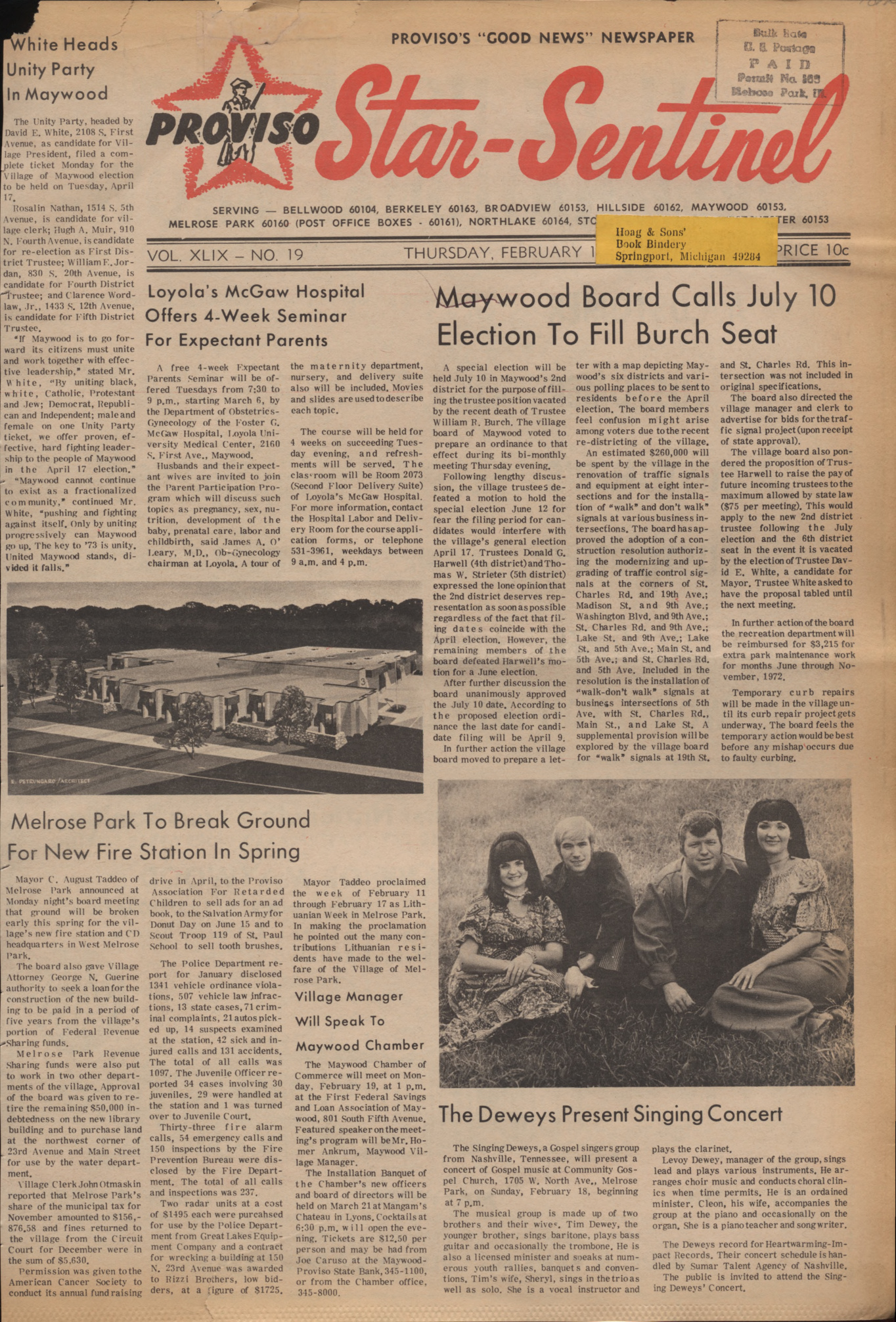 Proviso Star-Sentinel – 19730215