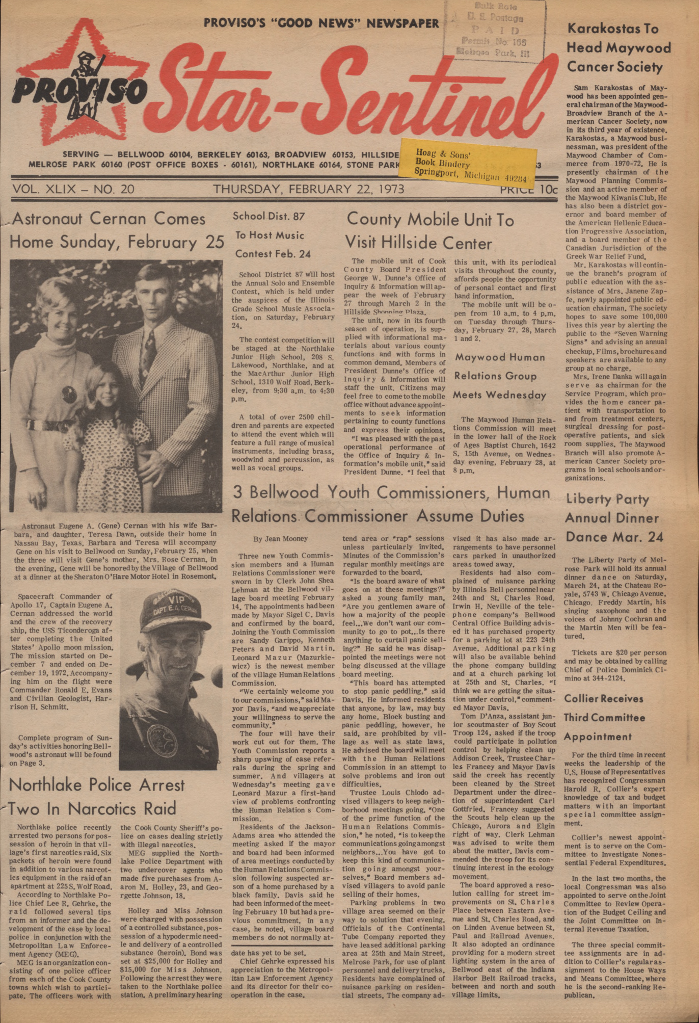Proviso Star-Sentinel – 19730222