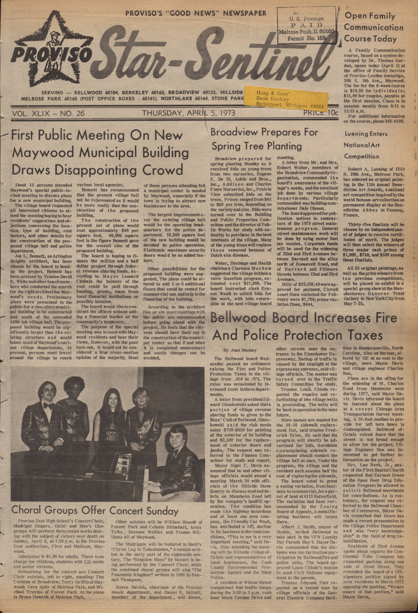 Proviso Star-Sentinel – 19730405