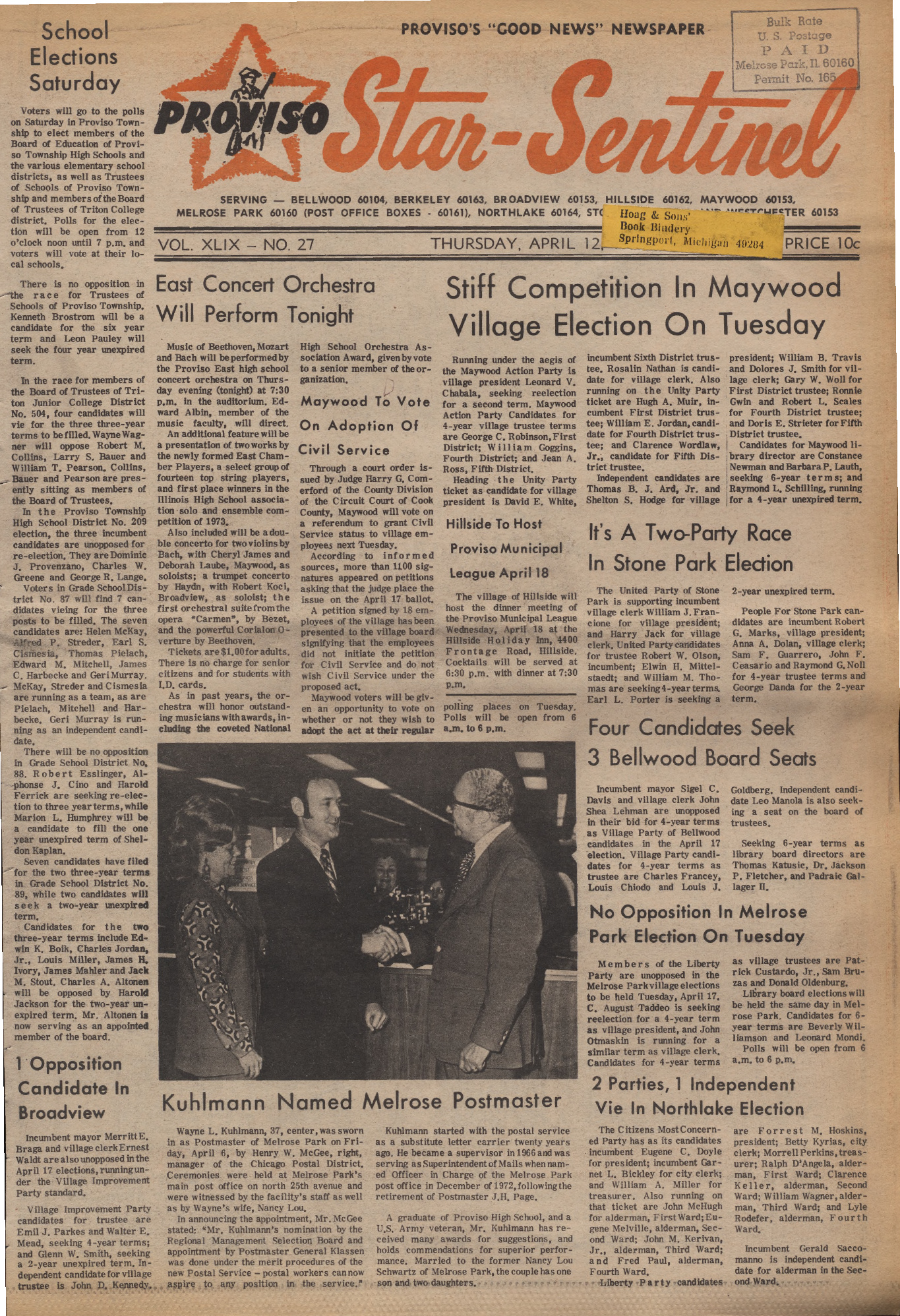 Proviso Star-Sentinel – 19730412