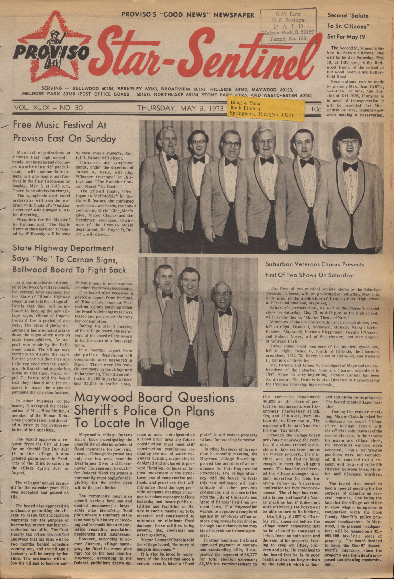 Proviso Star-Sentinel – 19730503