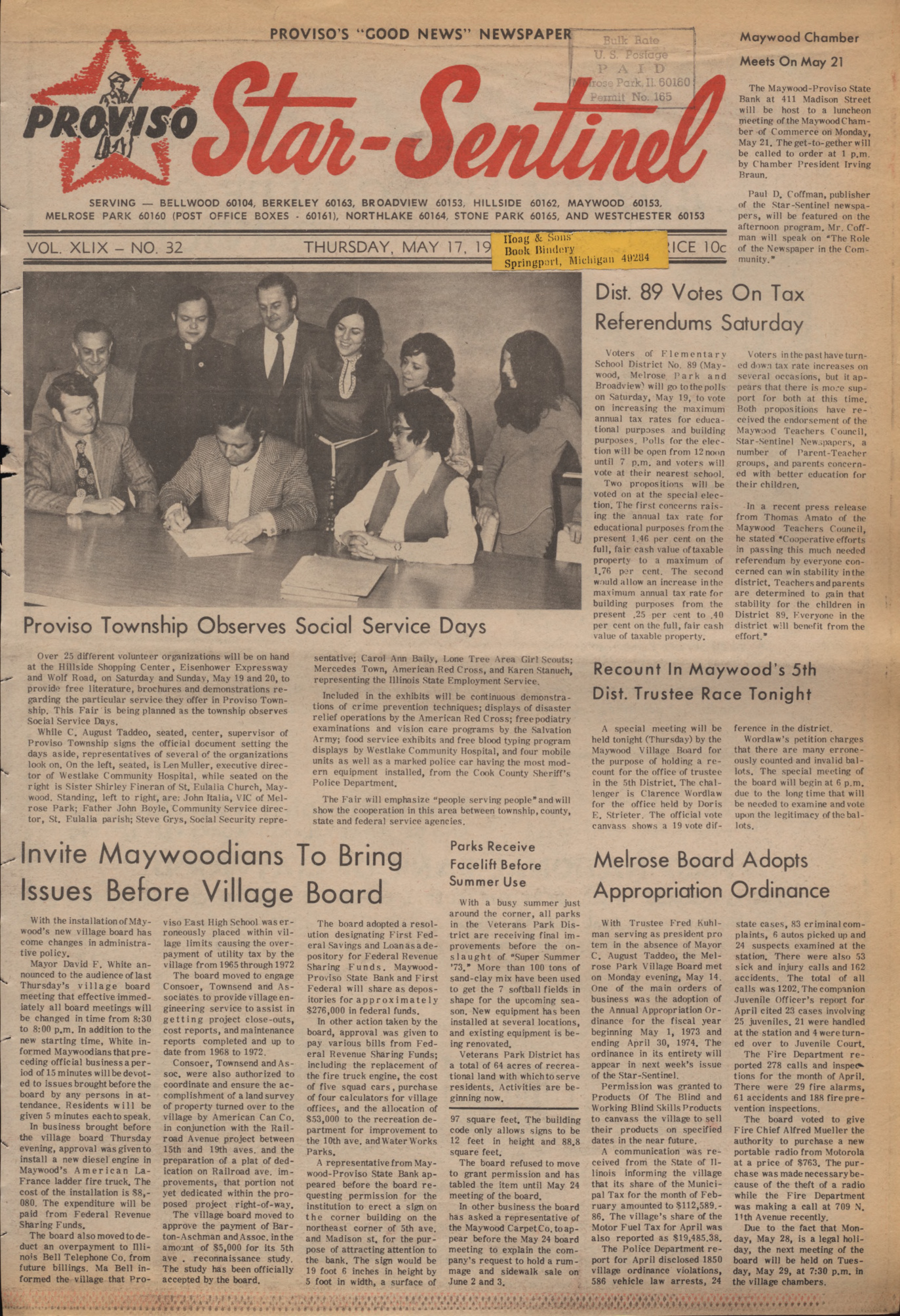 Proviso Star-Sentinel – 19730517