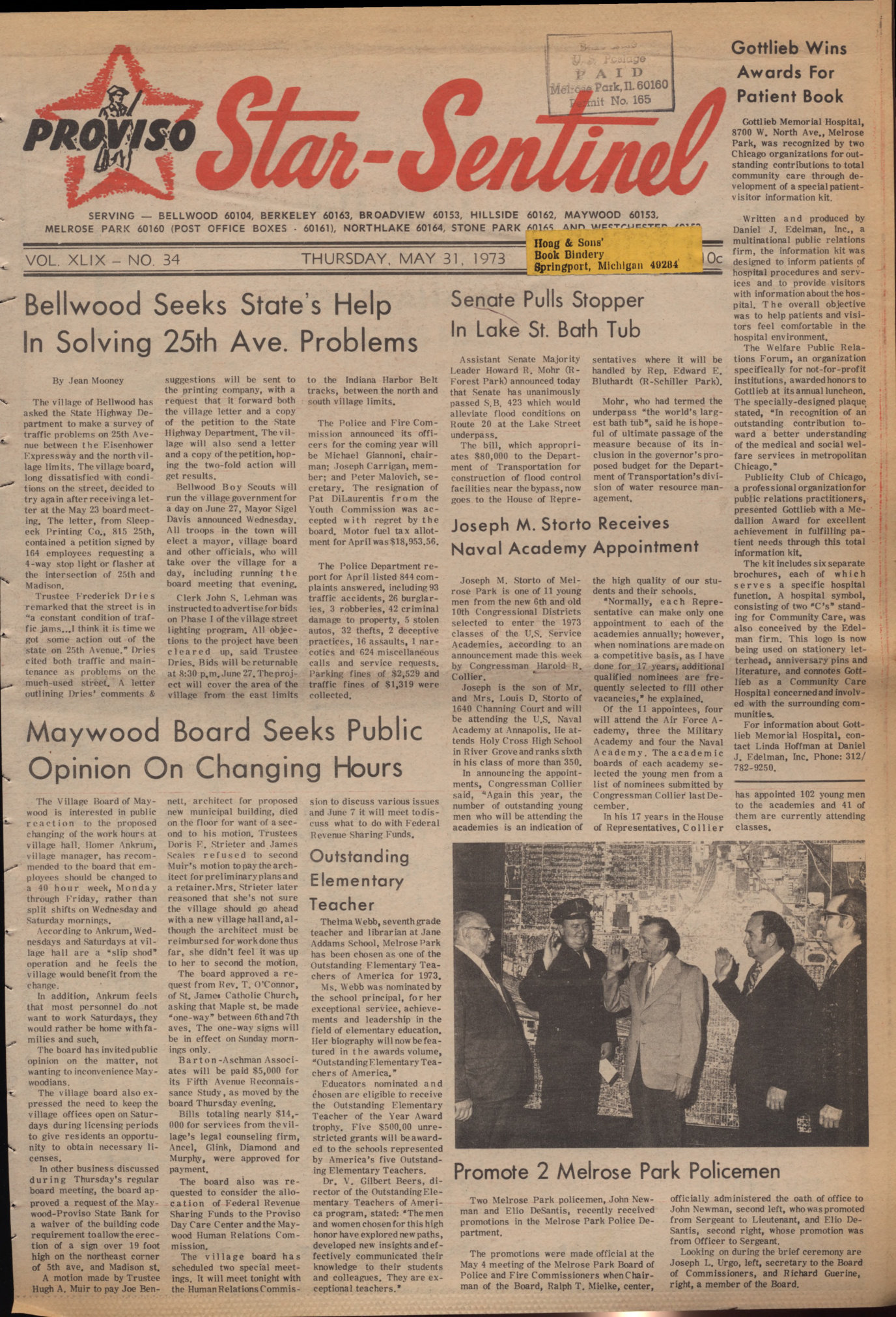 Proviso Star-Sentinel – 19730531