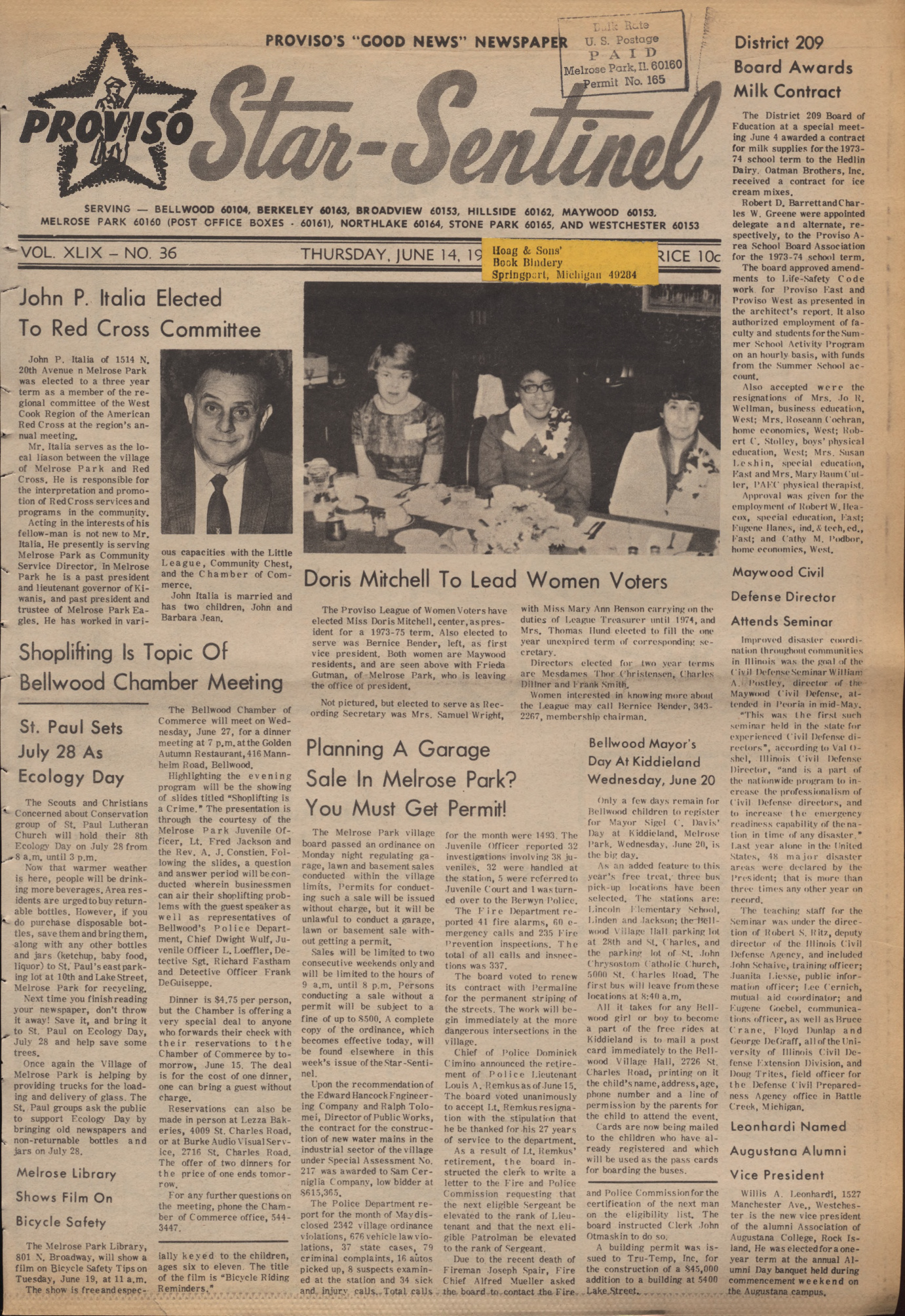 Proviso Star-Sentinel – 19730614