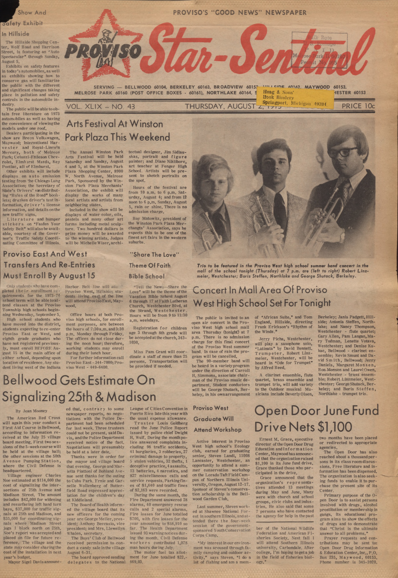 Proviso Star-Sentinel – 19730802