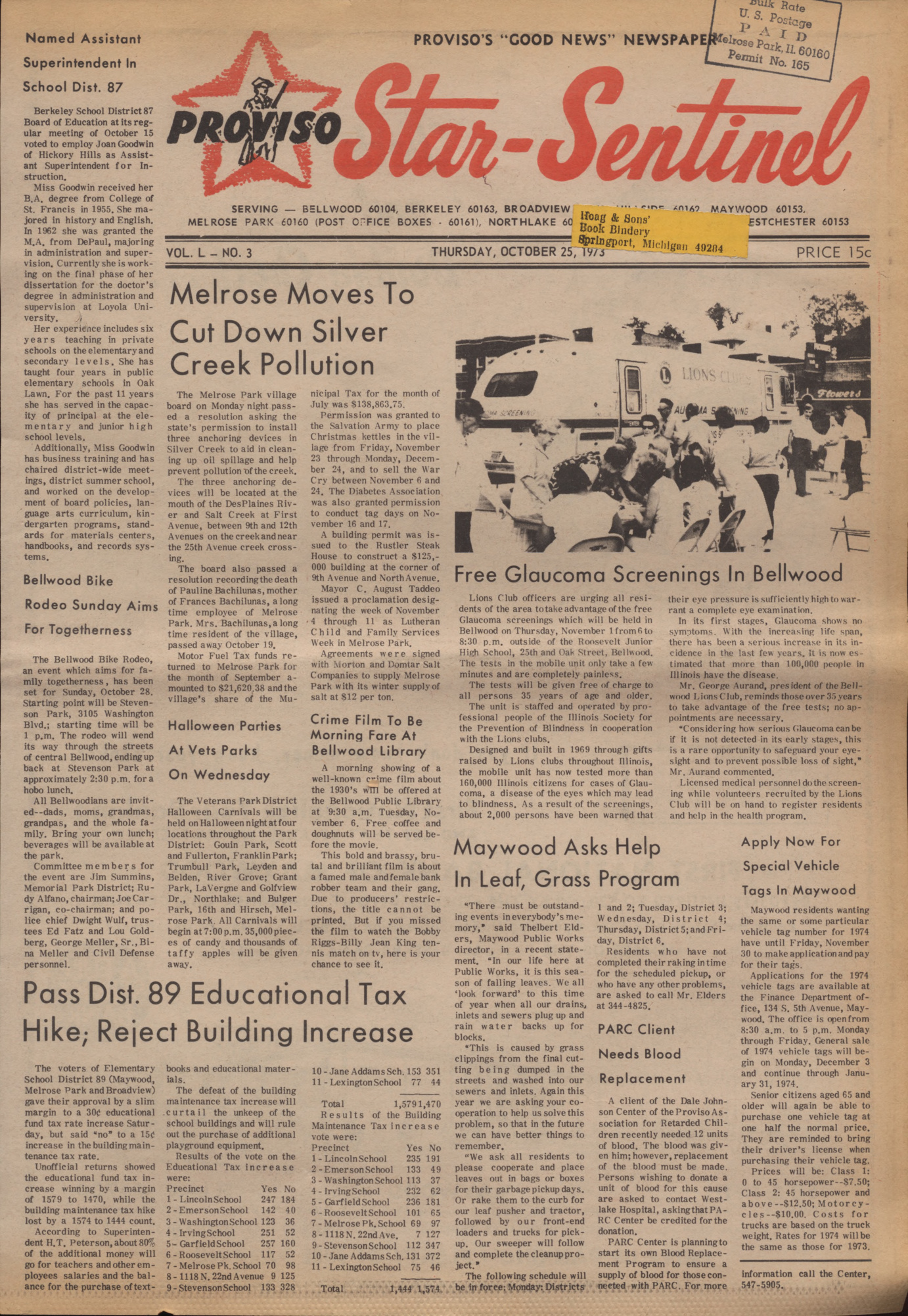 Proviso Star-Sentinel – 19731025
