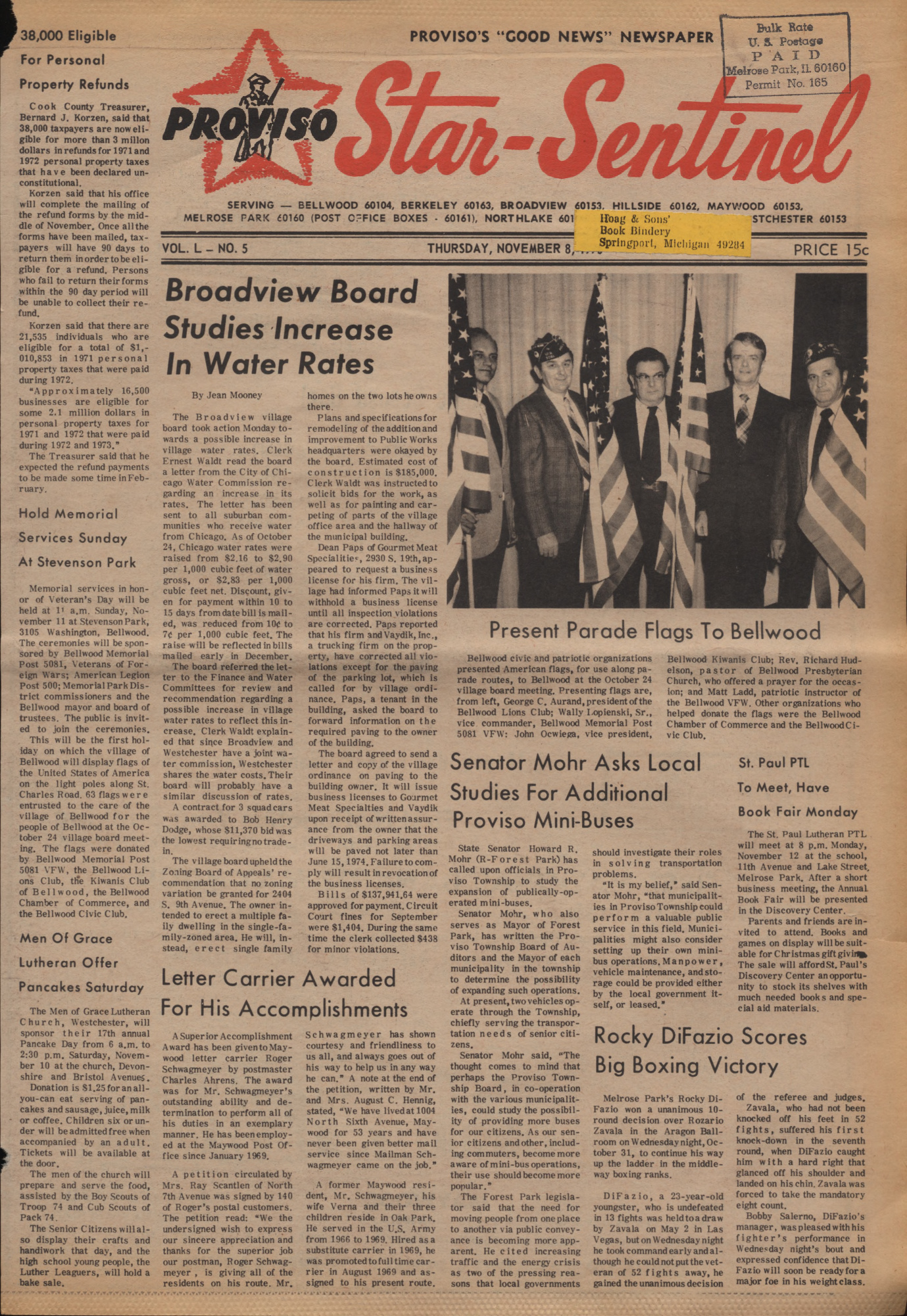 Proviso Star-Sentinel – 19731108