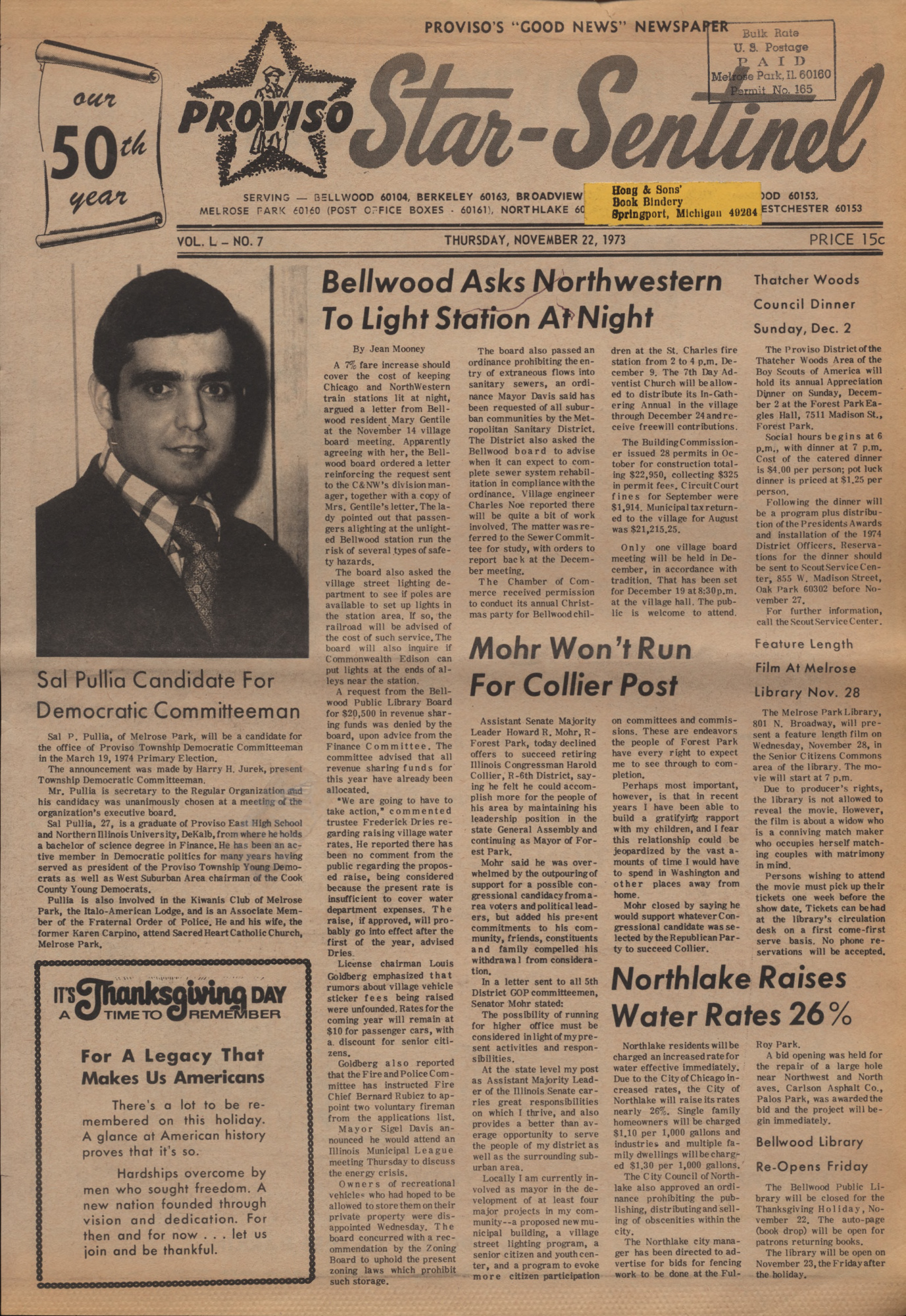 Proviso Star-Sentinel – 19731122