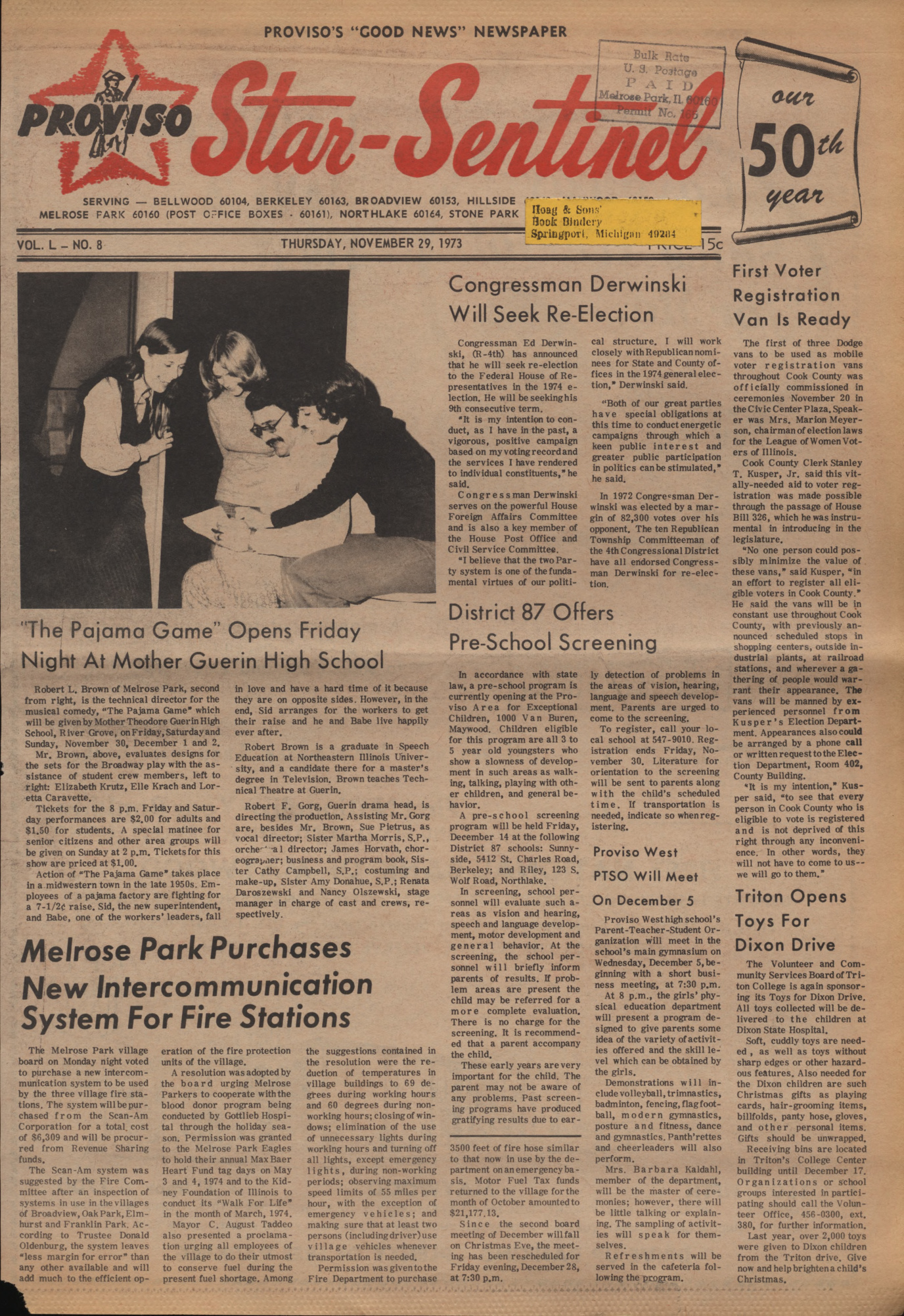 Proviso Star-Sentinel – 19731129