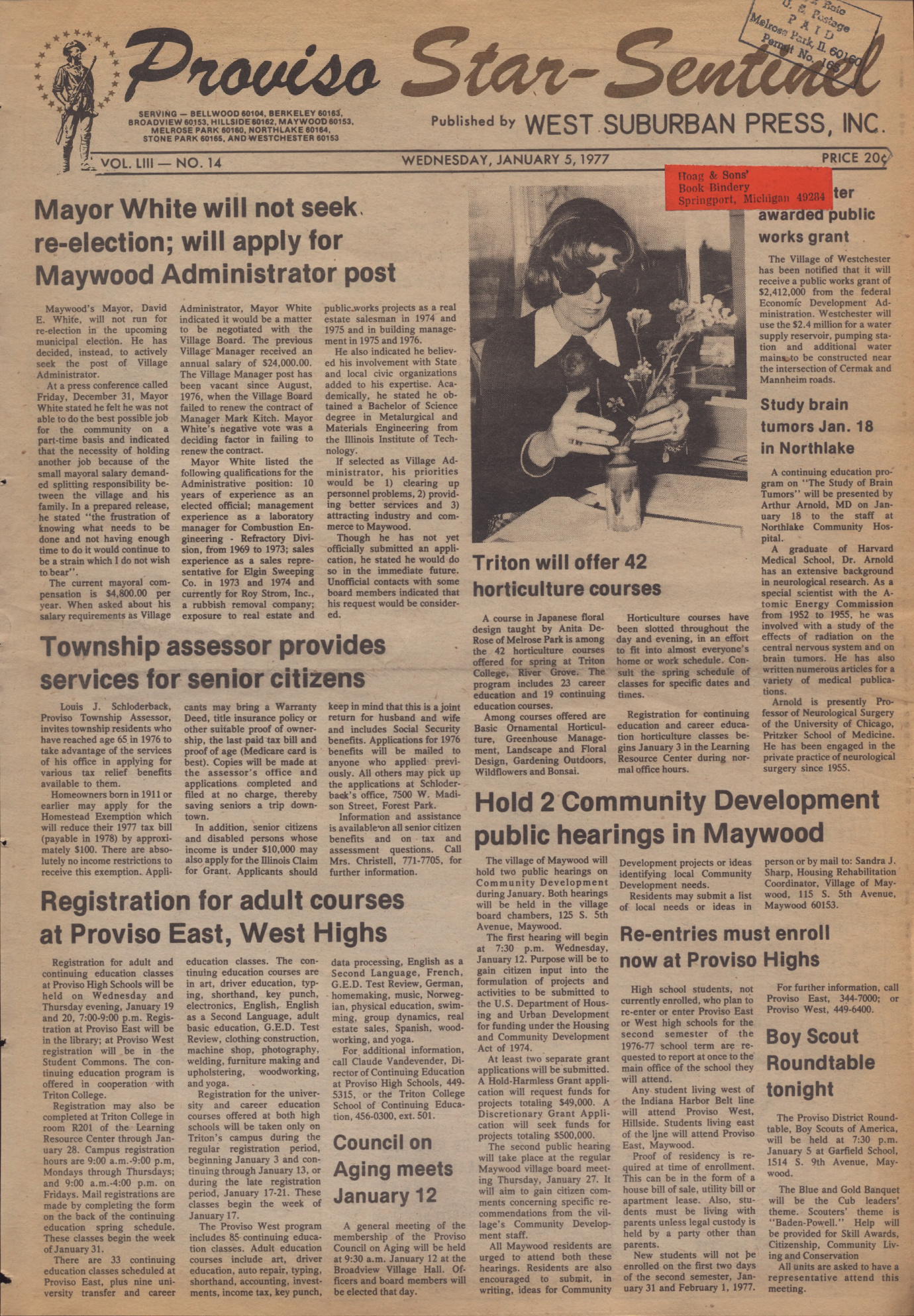 Proviso Star-Sentinel – 19770105