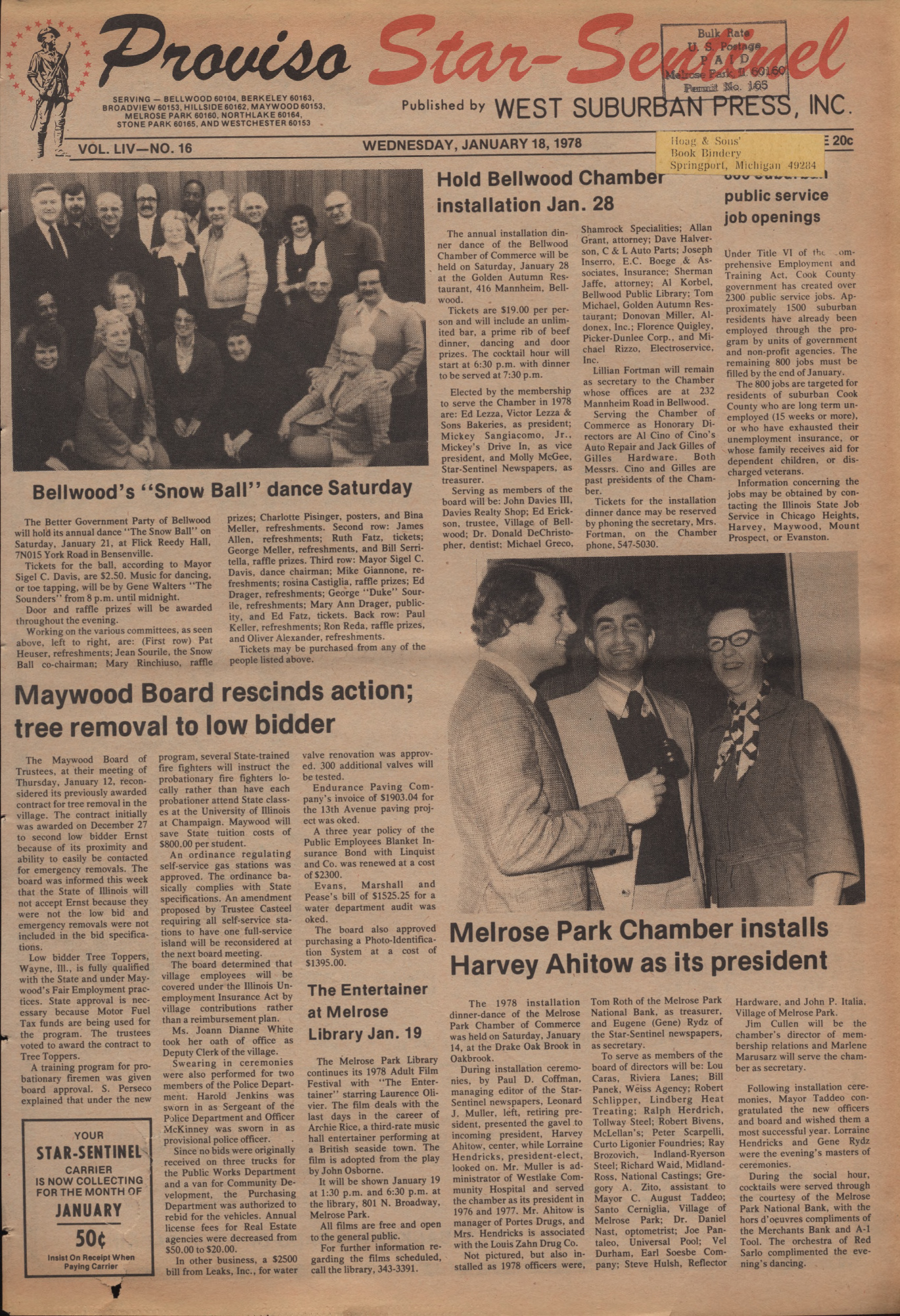 Proviso Star-Sentinel – 19780118