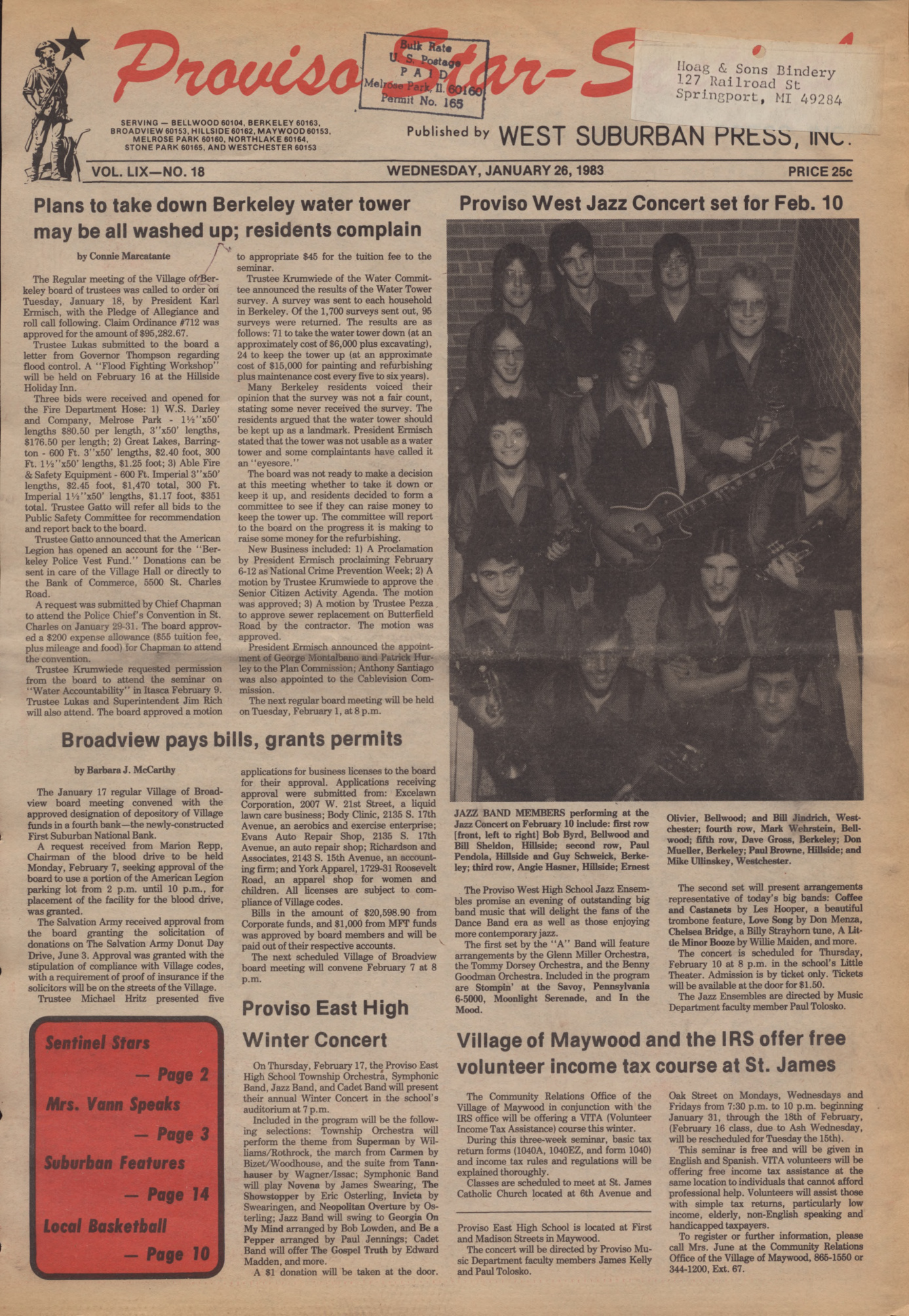 Proviso Star-Sentinel – 19830126