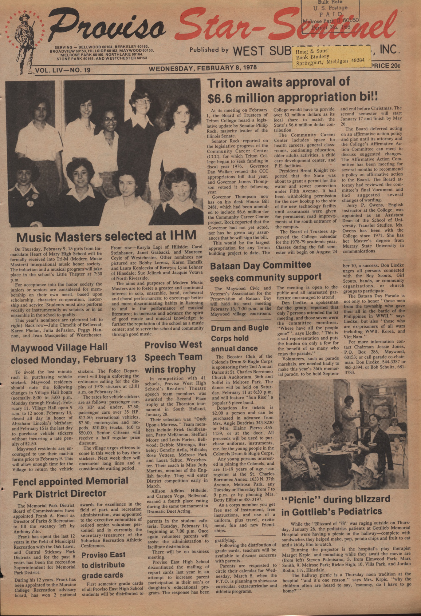 Proviso Star-Sentinel – 19780208