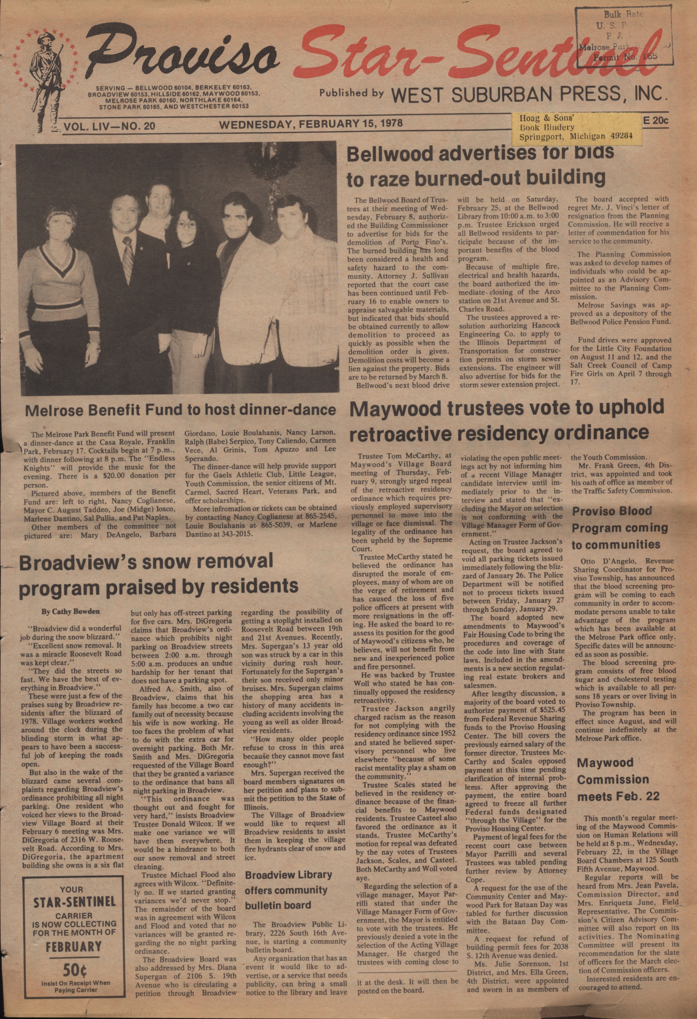 Proviso Star-Sentinel – 19780215