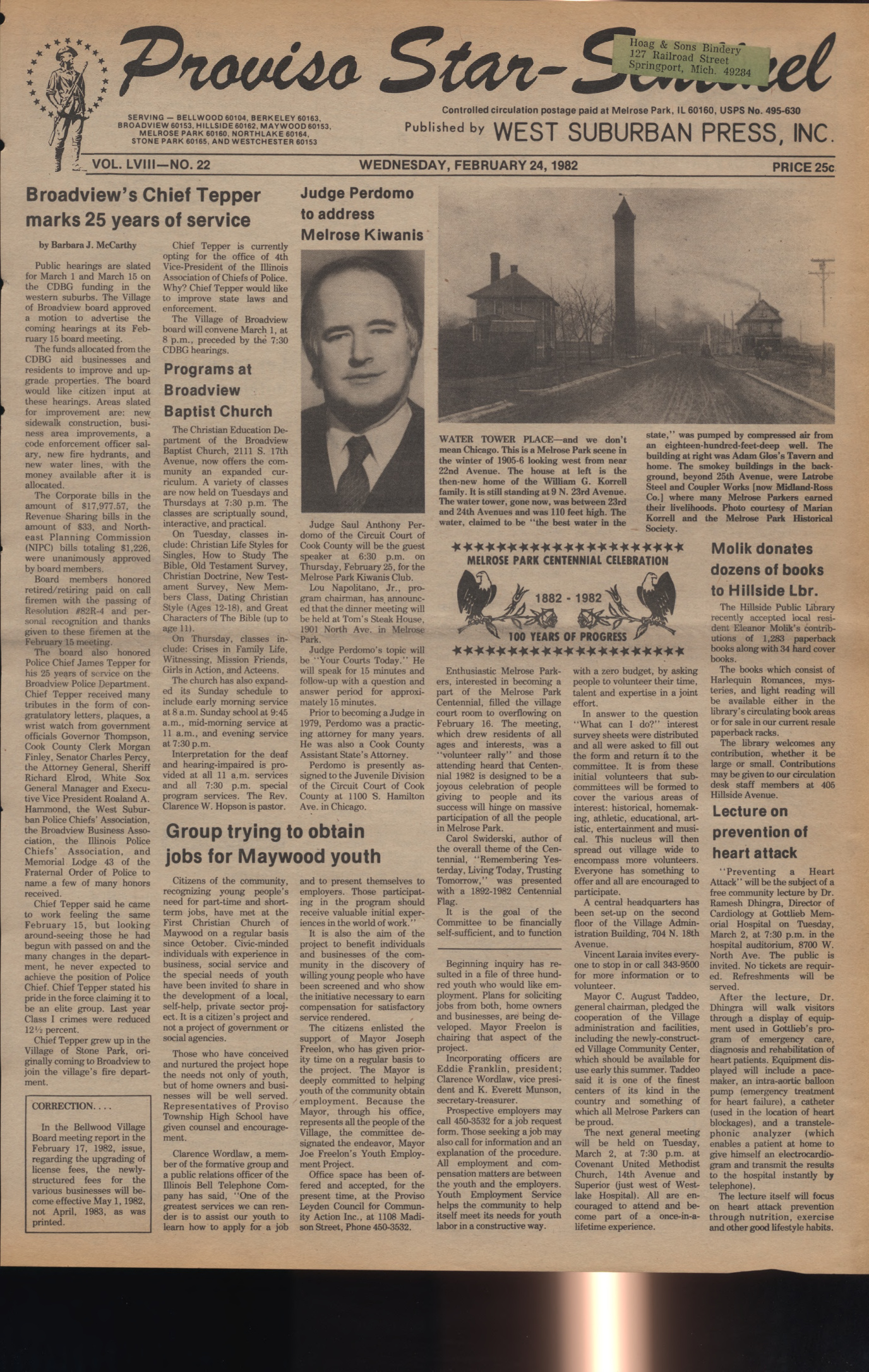 Proviso Star-Sentinel – 19820224
