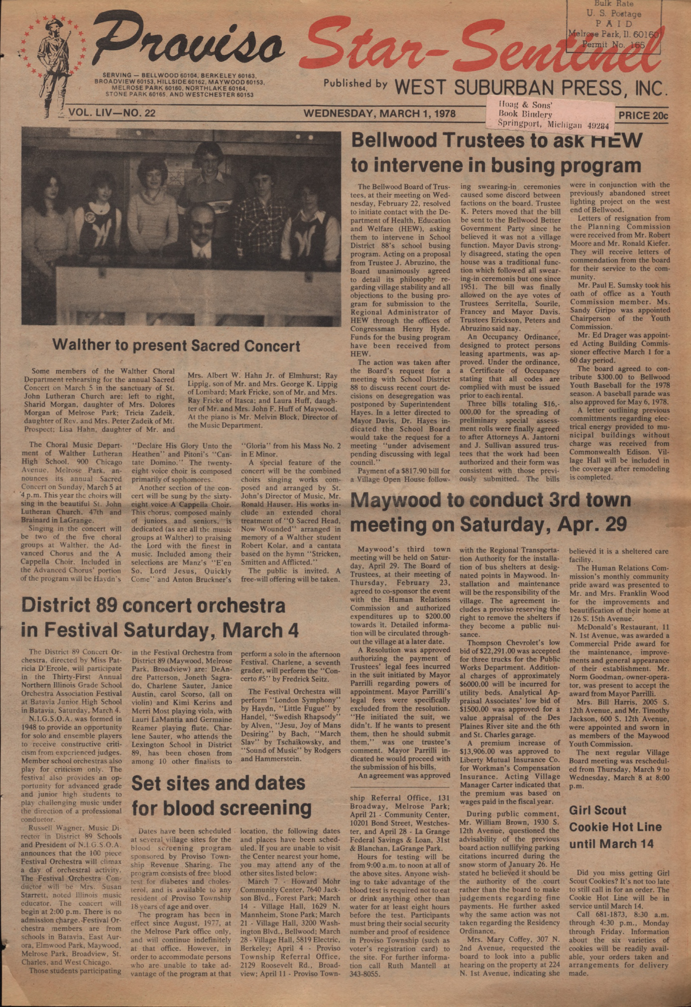 Proviso Star-Sentinel – 19780301