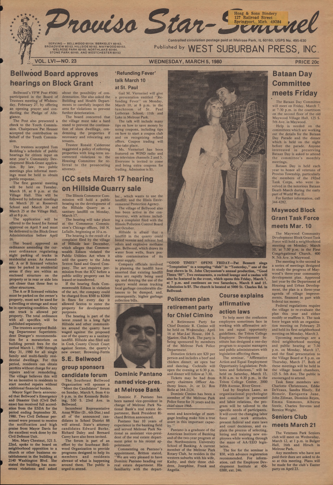 Proviso Star-Sentinel – 19800306