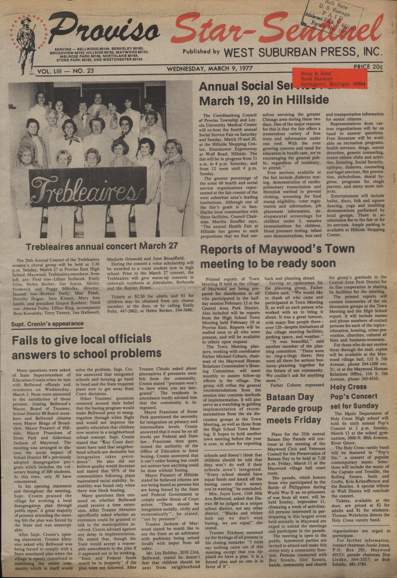 Proviso Star-Sentinel – 19770309