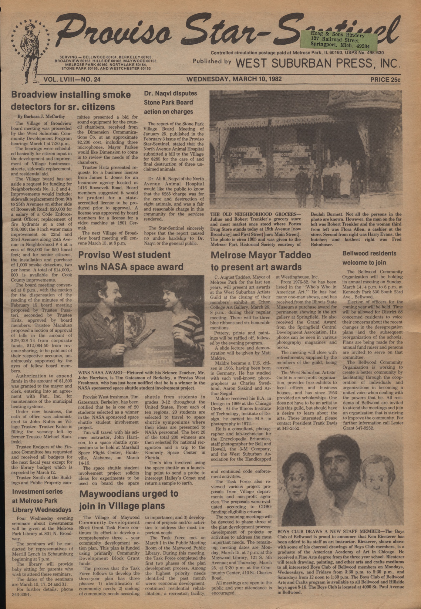 Proviso Star-Sentinel – 19820310