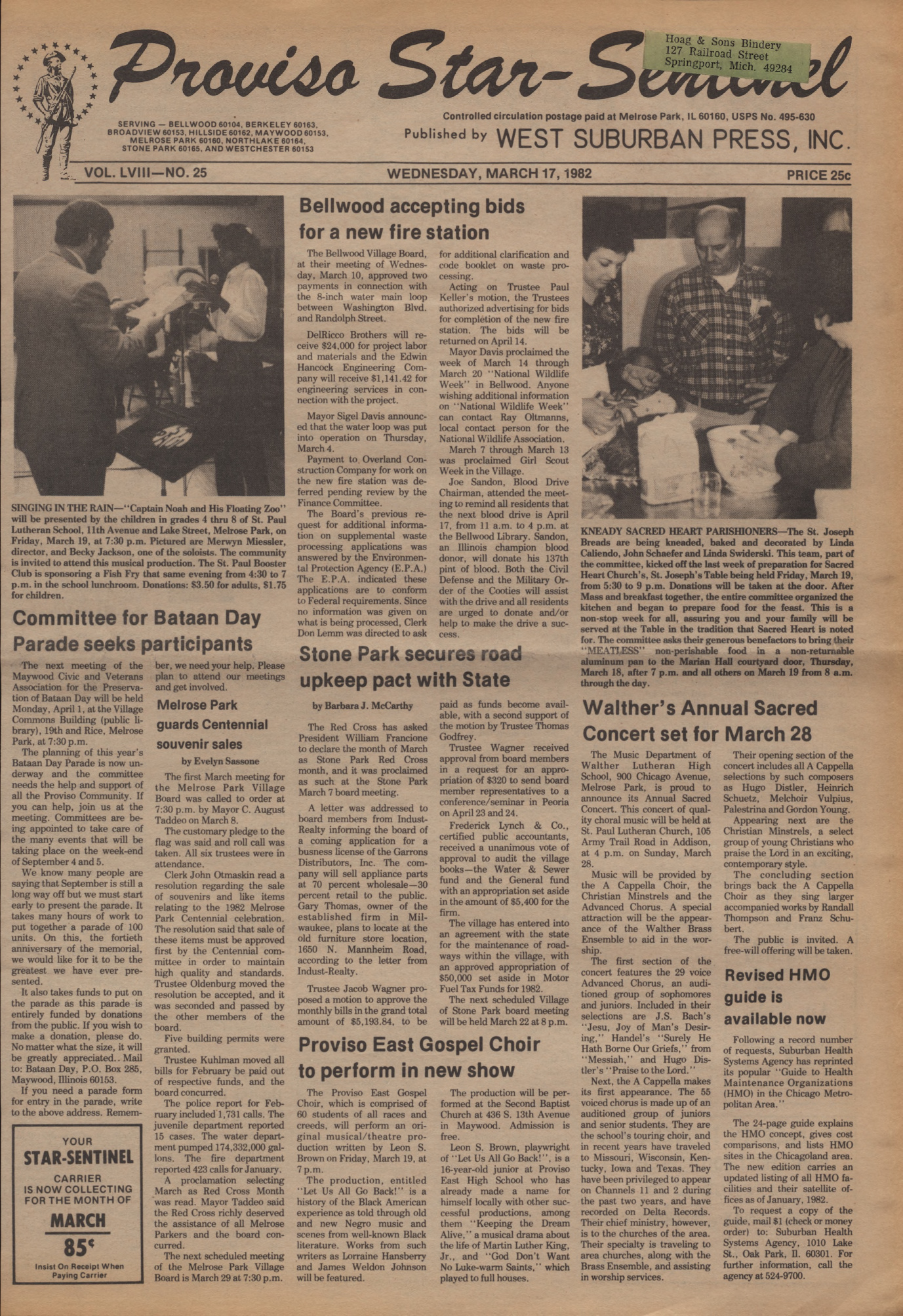 Proviso Star-Sentinel – 19820317