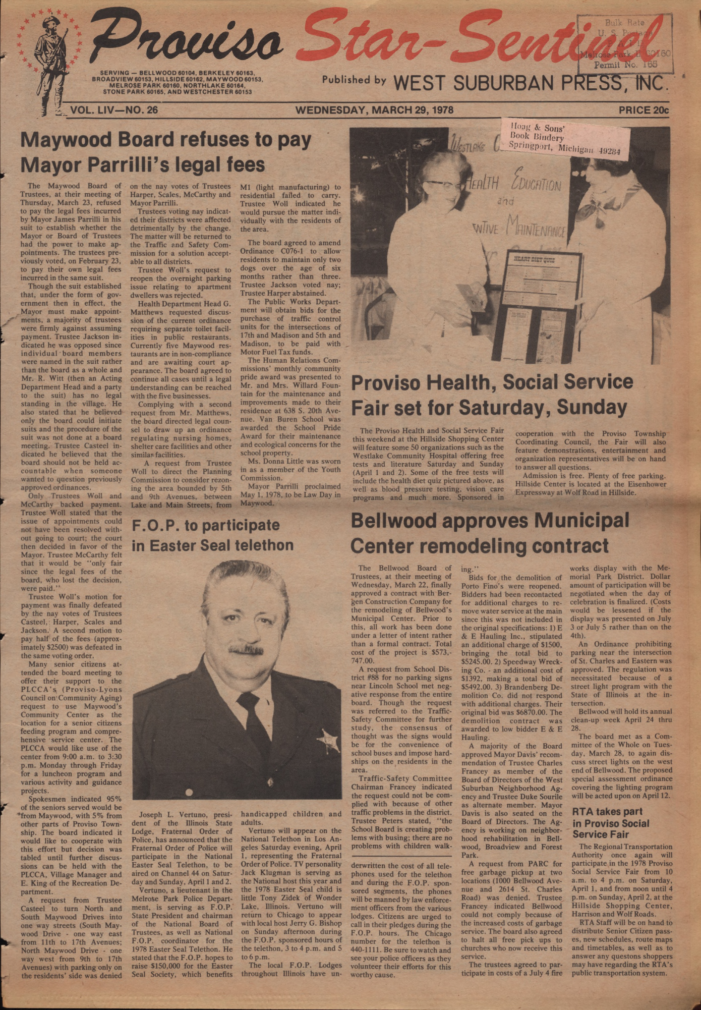 Proviso Star-Sentinel – 19780329