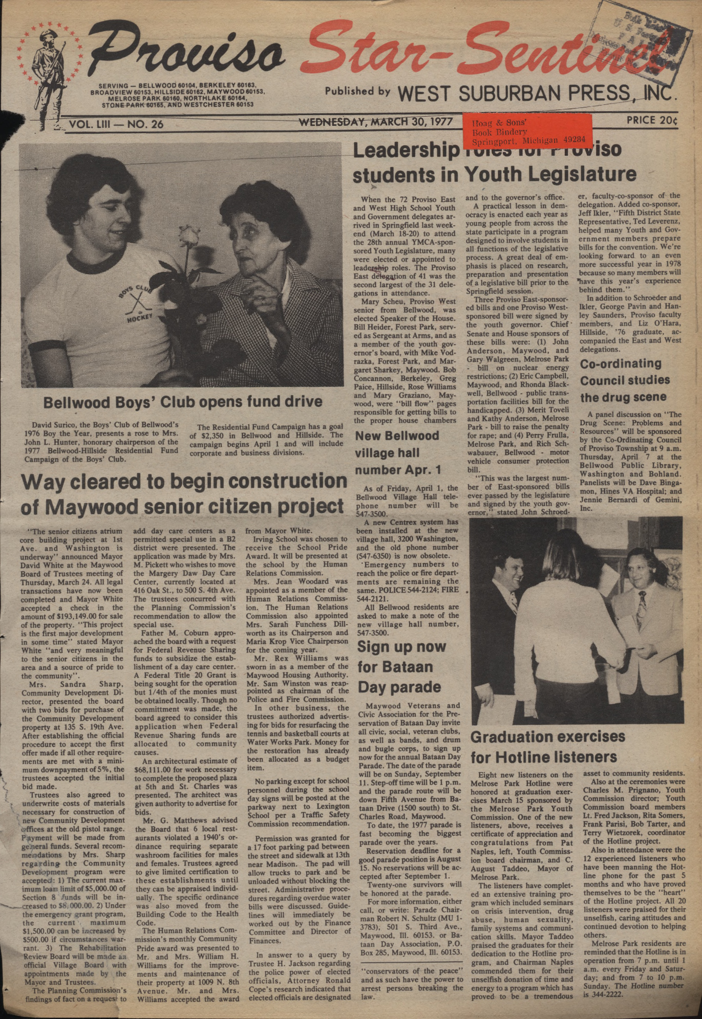 Proviso Star-Sentinel – 19770330