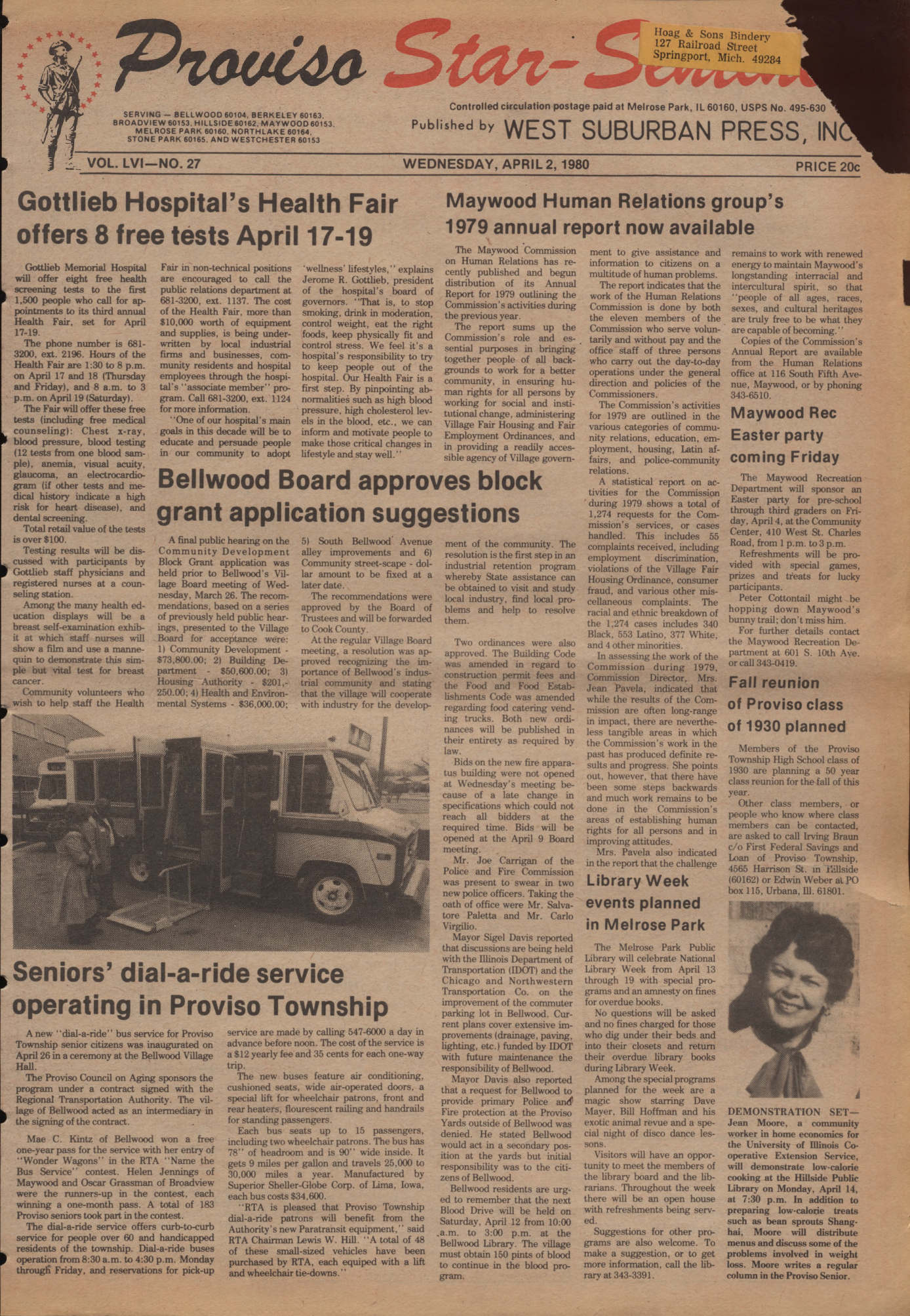Proviso Star-Sentinel – 19800402