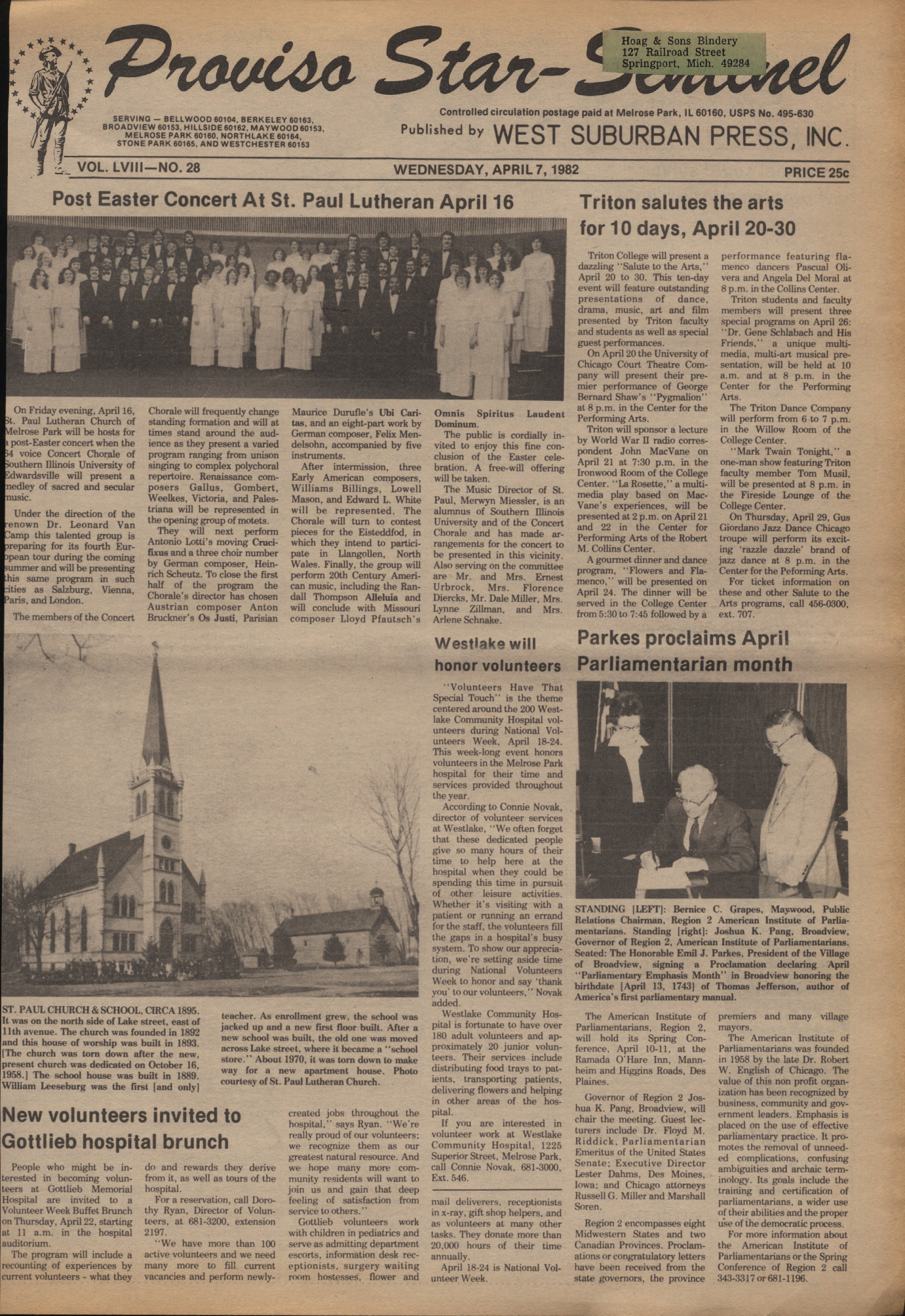 Proviso Star-Sentinel – 19820407