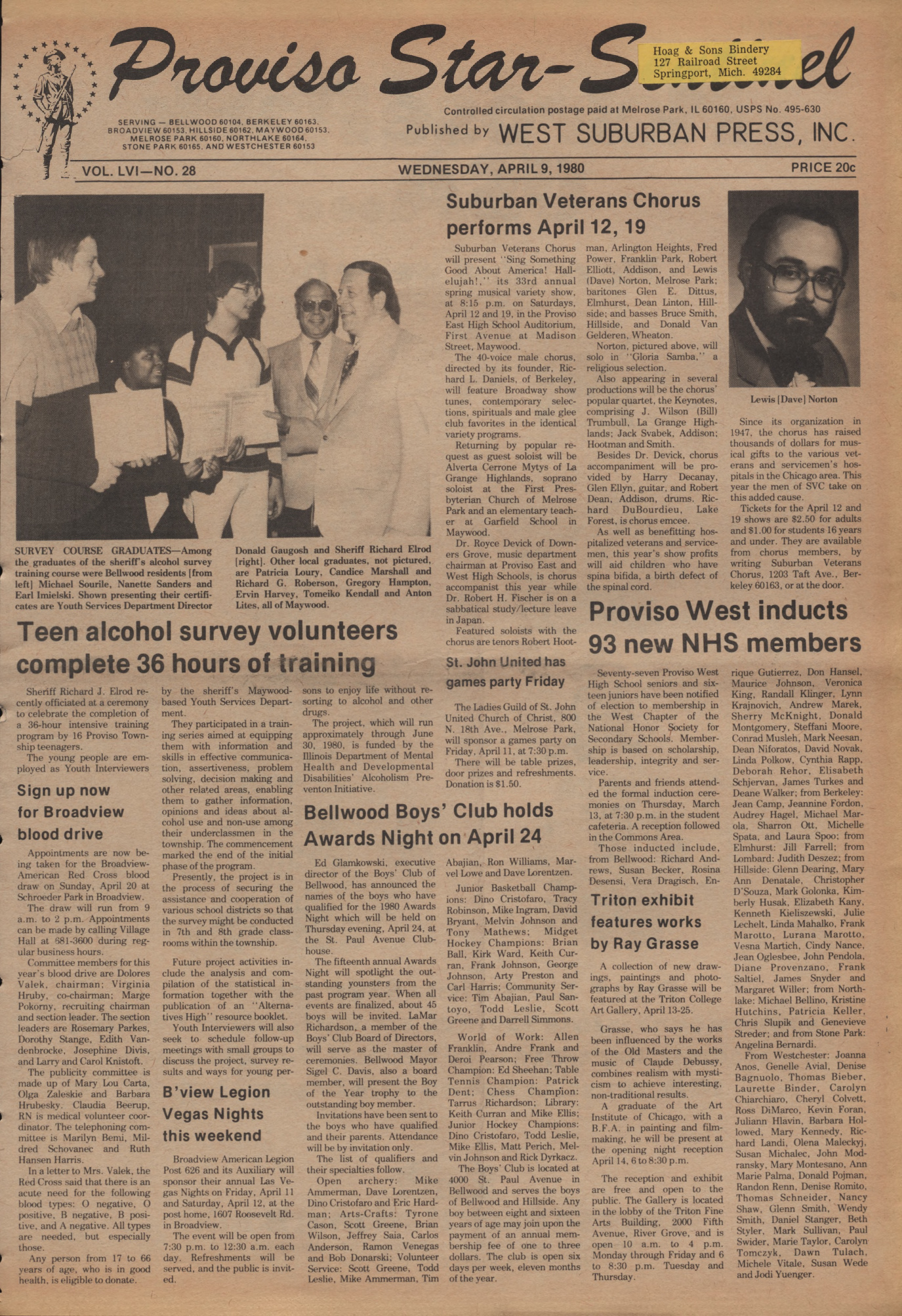 Proviso Star-Sentinel – 19800409