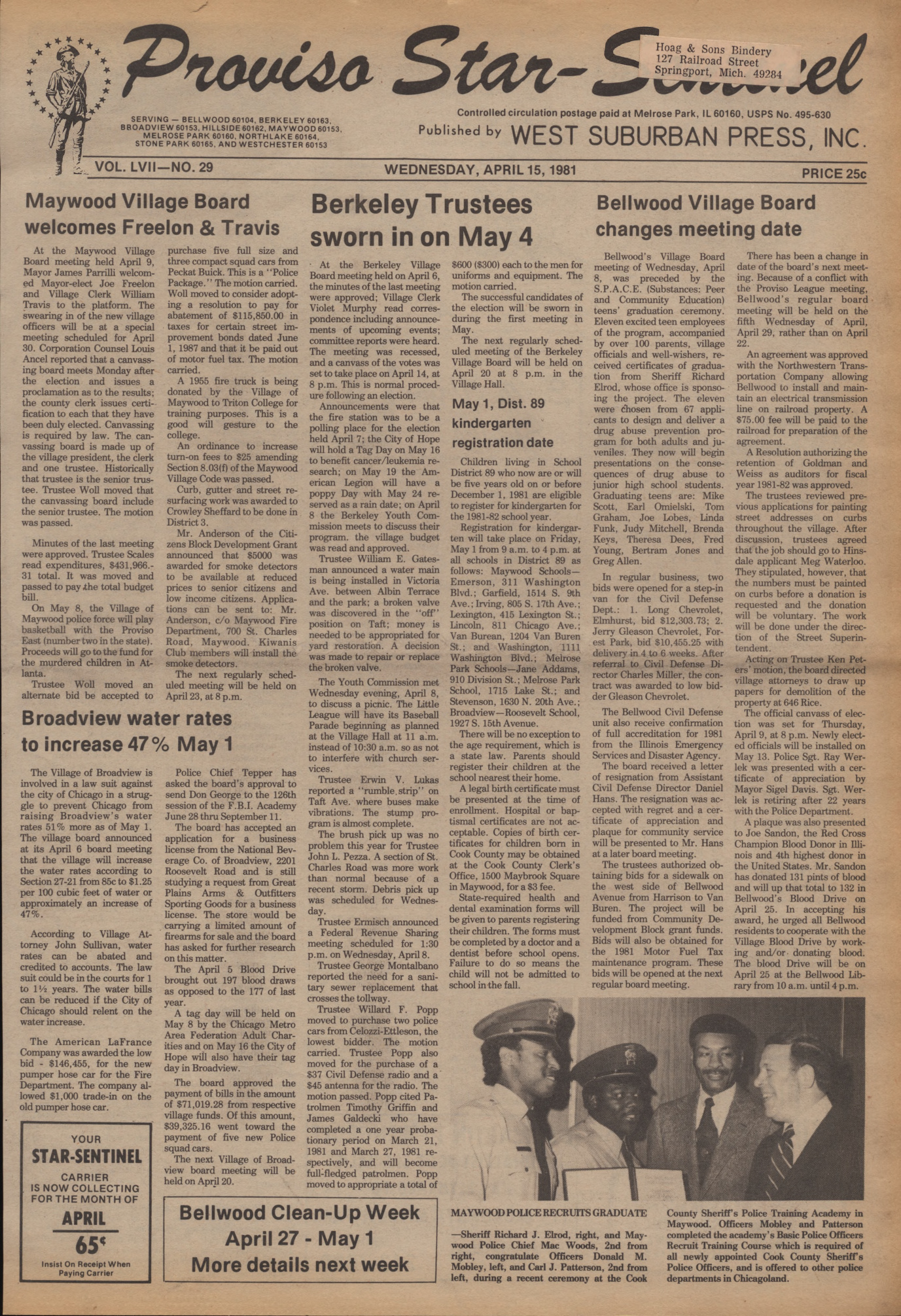 Proviso Star-Sentinel – 19810415