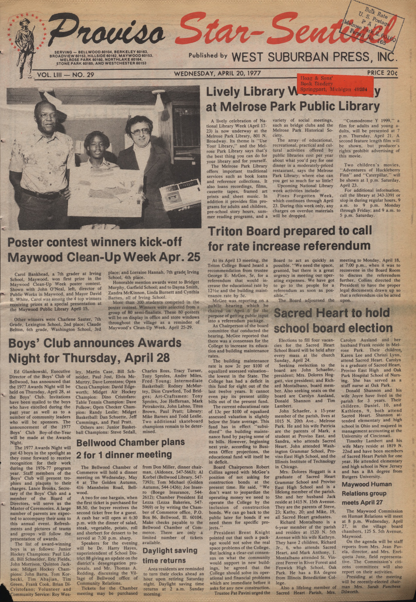 Proviso Star-Sentinel – 19770420
