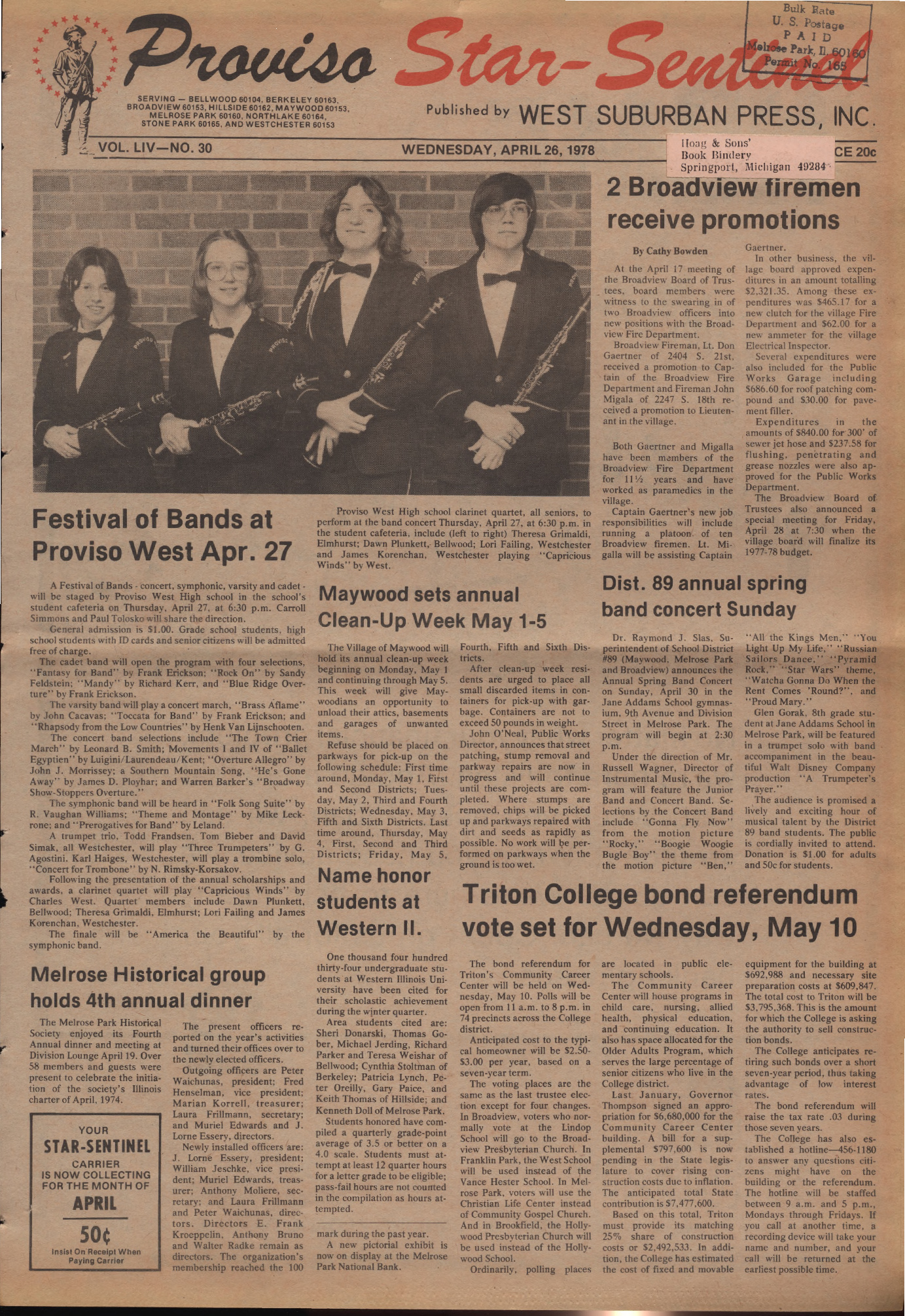 Proviso Star-Sentinel – 19780426