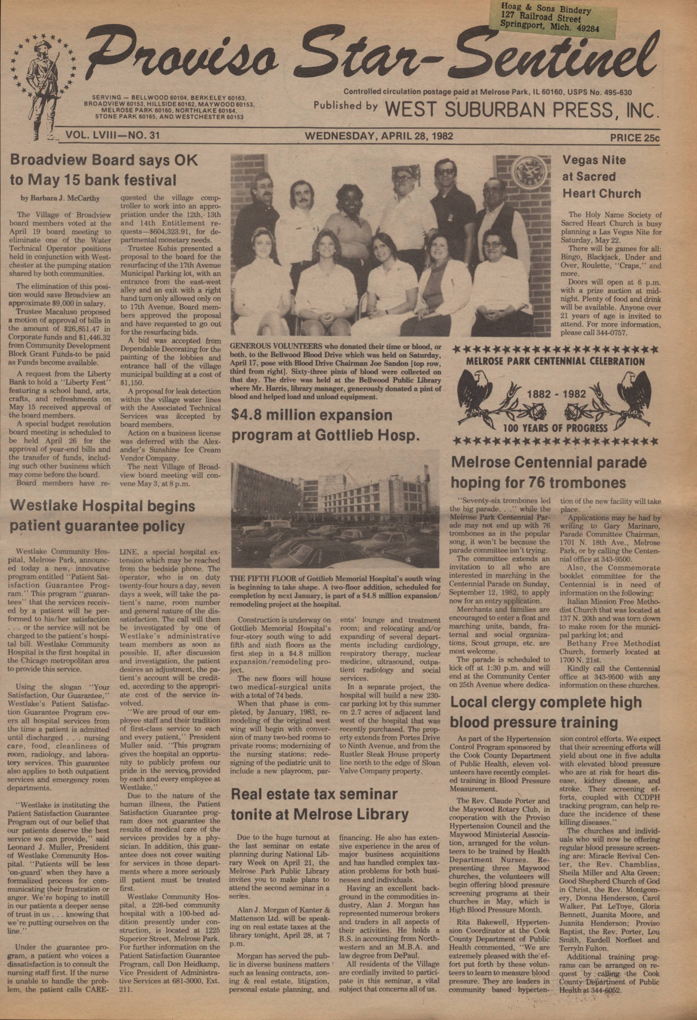 Proviso Star-Sentinel – 19820428