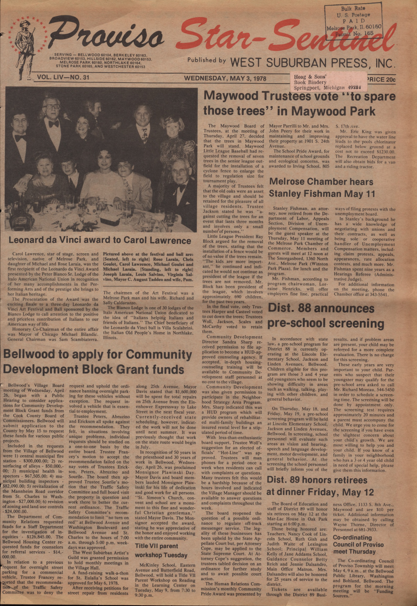 Proviso Star-Sentinel – 19780503
