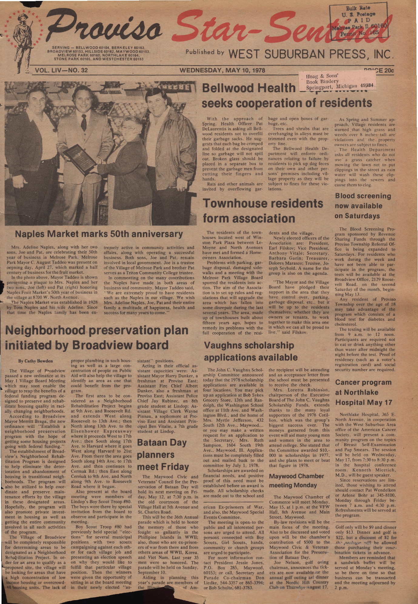 Proviso Star-Sentinel – 19780510