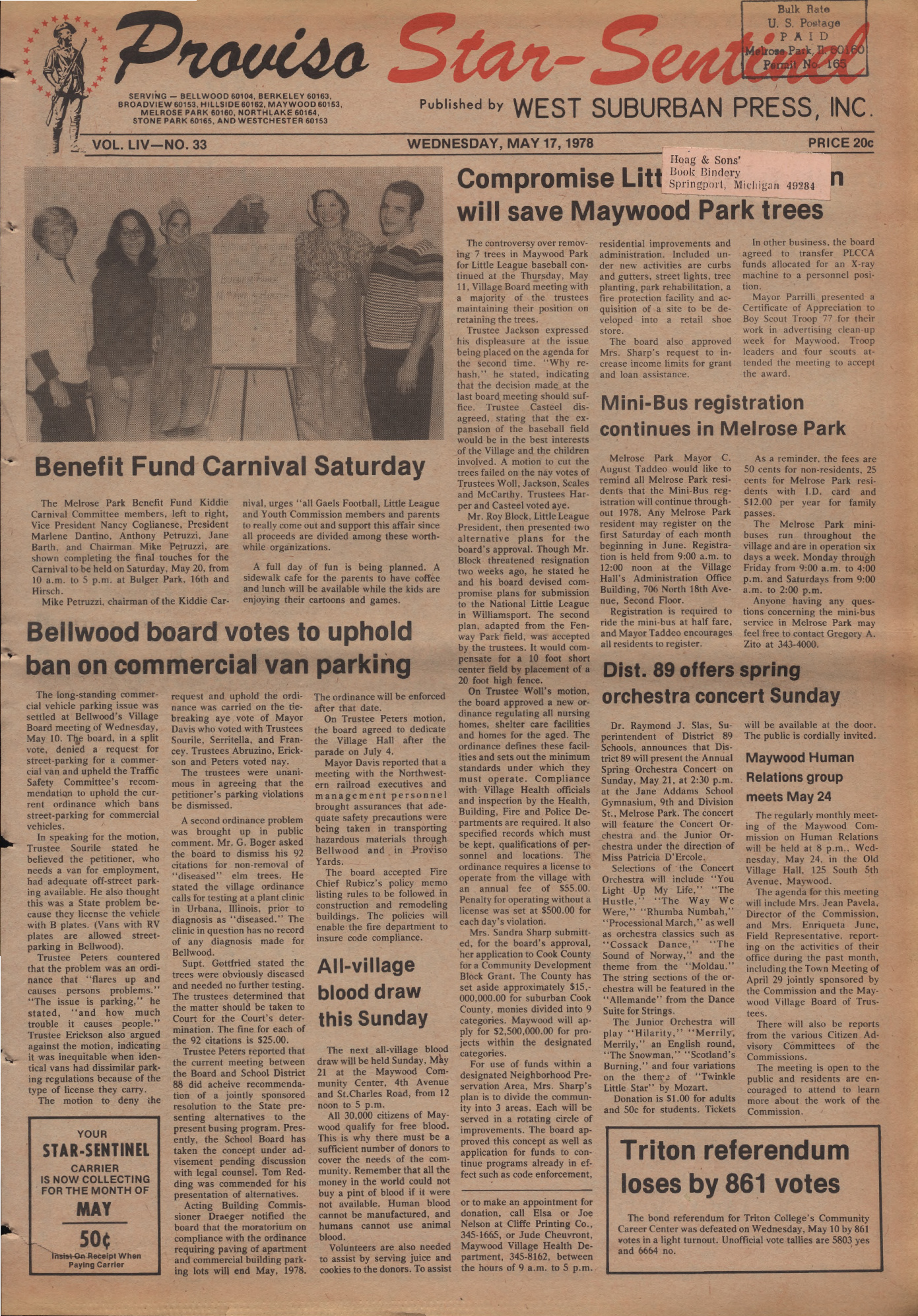 Proviso Star-Sentinel – 19780517