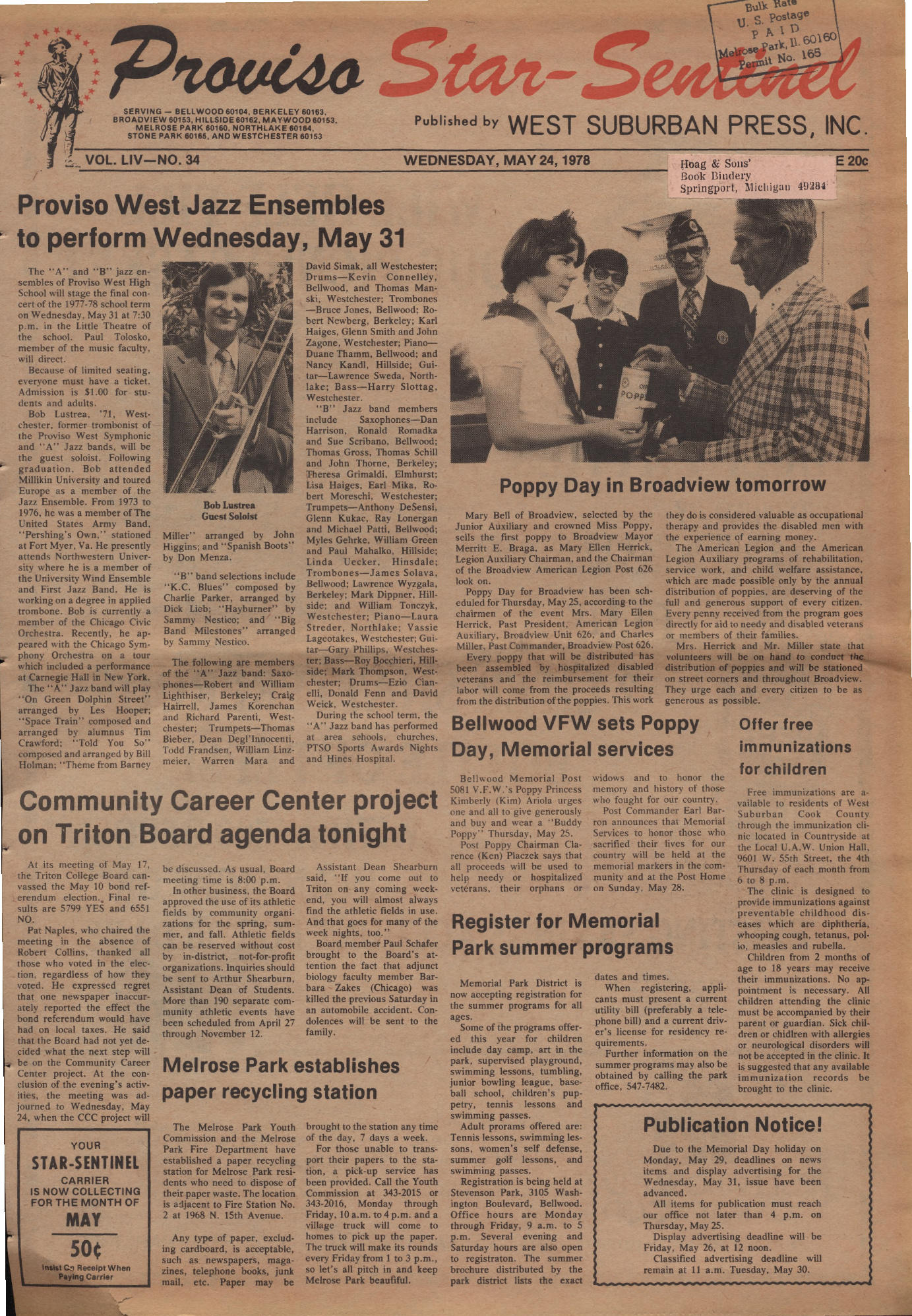 Proviso Star-Sentinel – 19780524