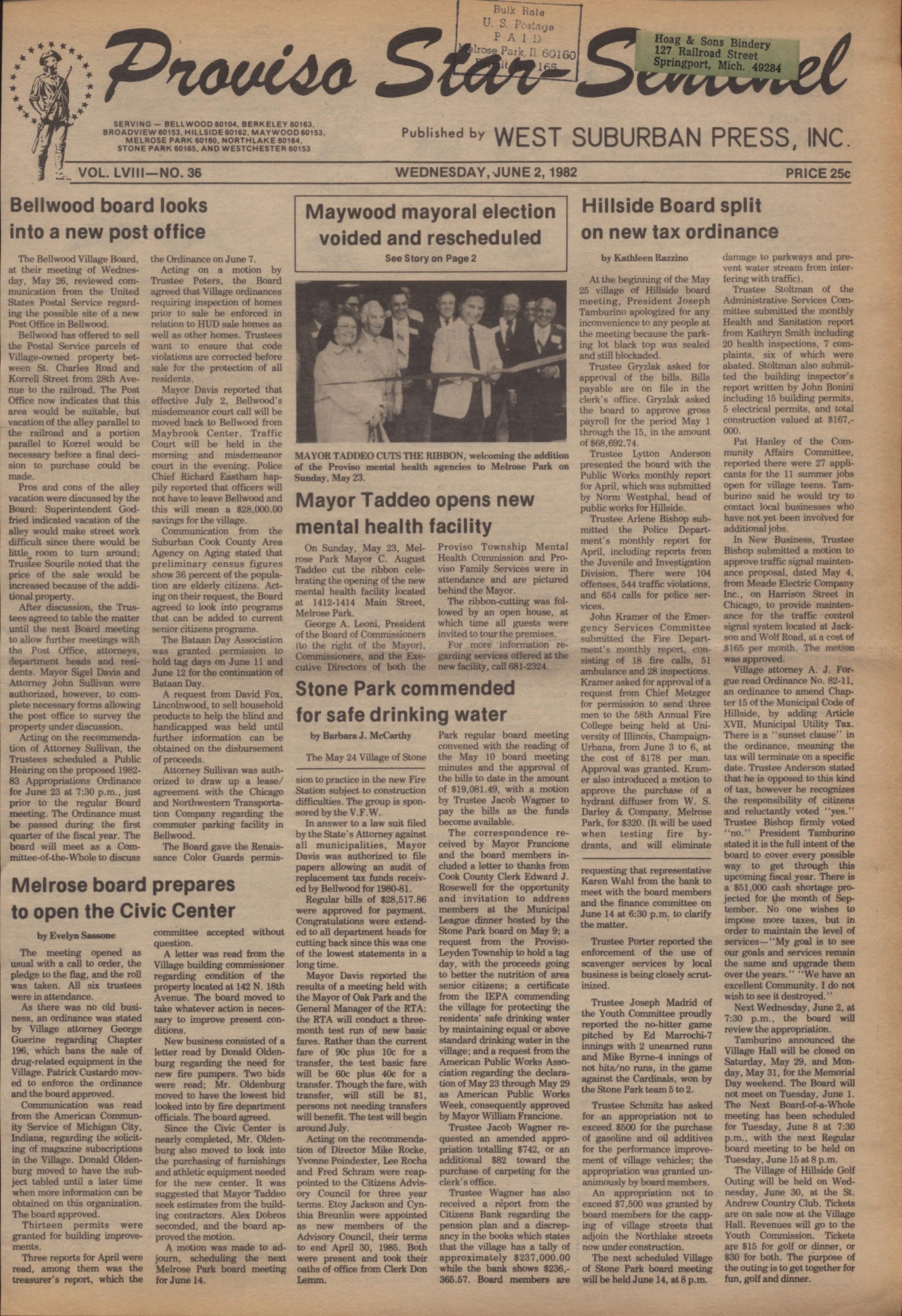 Proviso Star-Sentinel – 19820602
