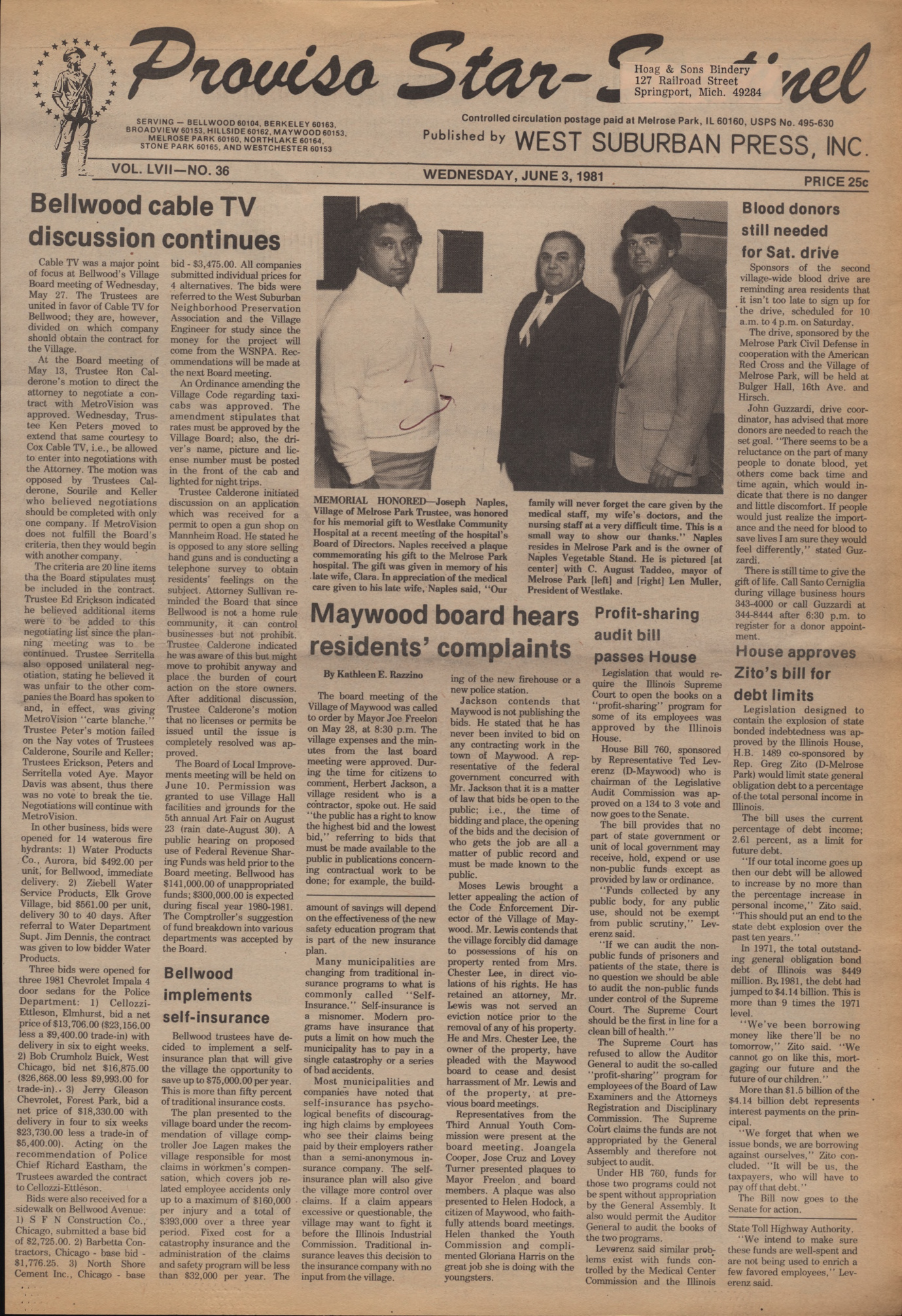 Proviso Star-Sentinel – 19810603