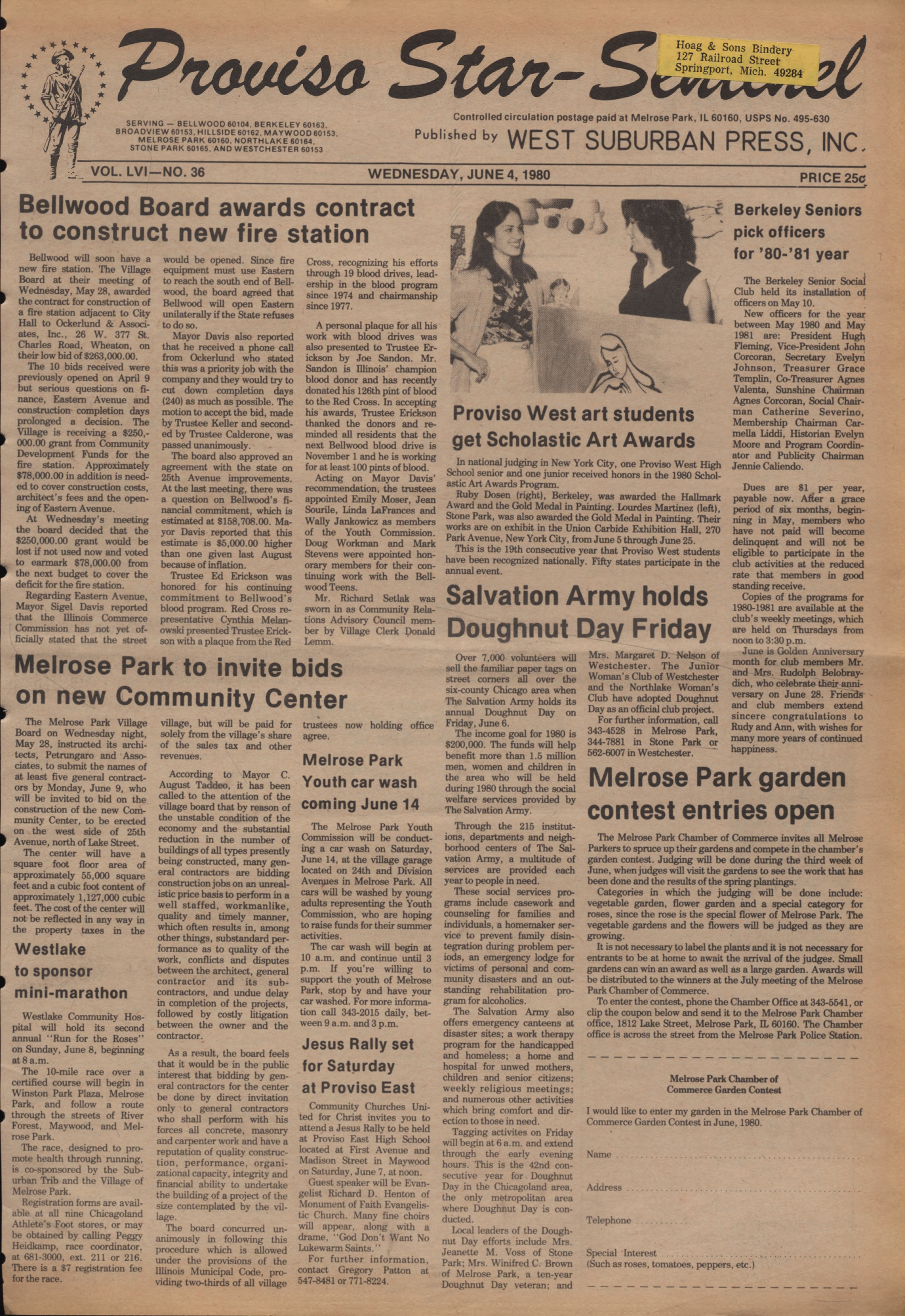 Proviso Star-Sentinel – 19800604