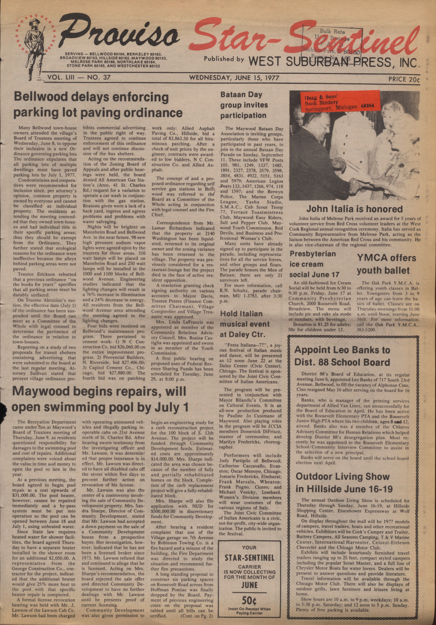 Proviso Star-Sentinel – 19770615