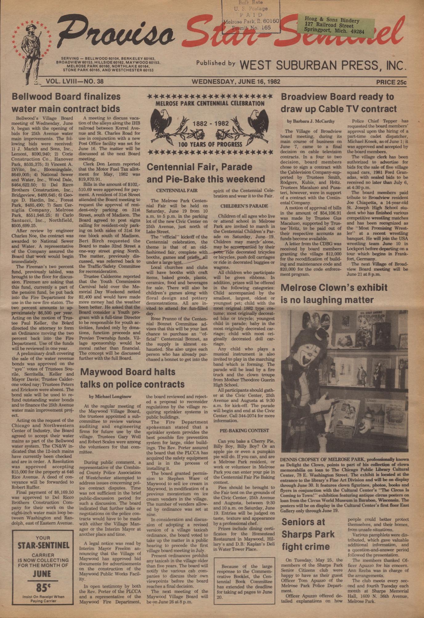 Proviso Star-Sentinel – 19820616
