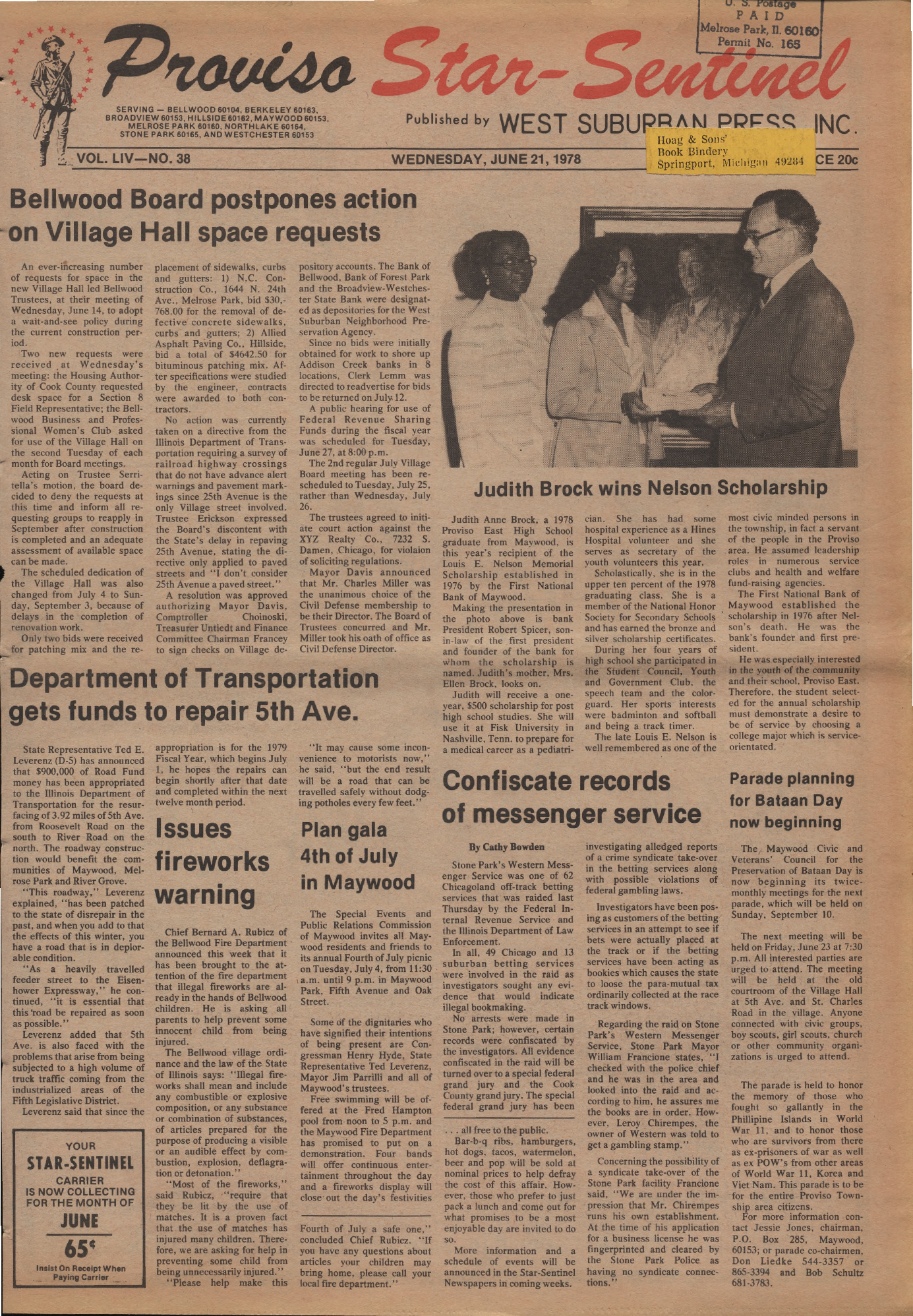 Proviso Star-Sentinel – 19780621