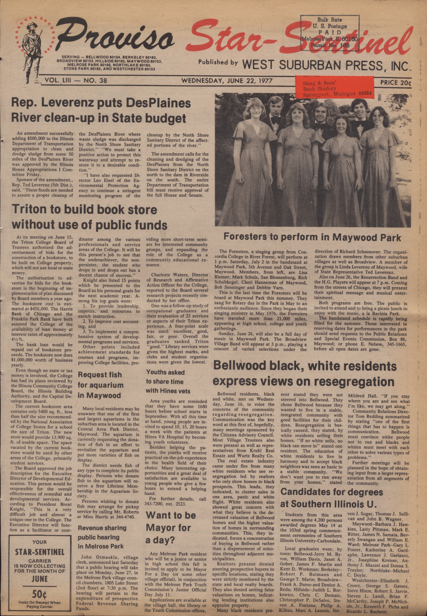 Proviso Star-Sentinel – 19770622