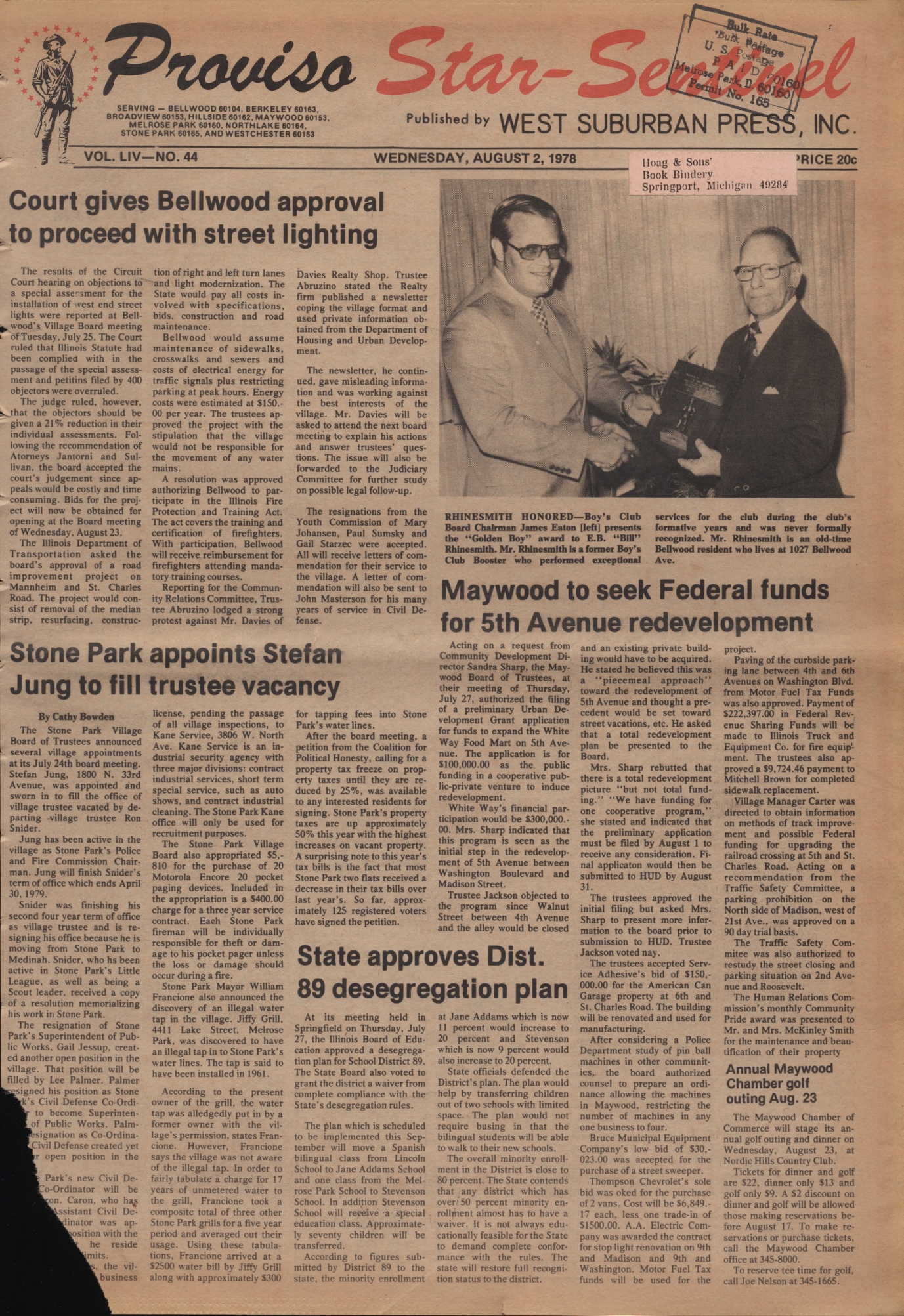 Proviso Star-Sentinel – 19780801
