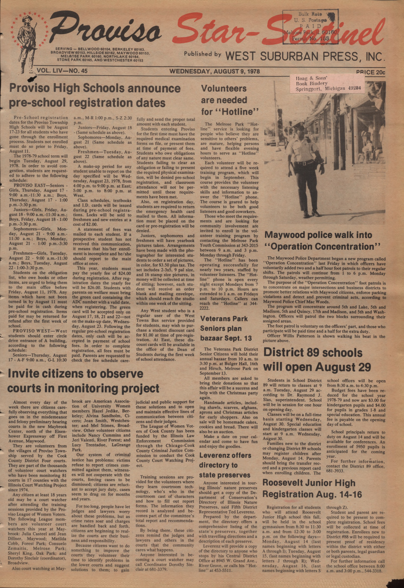 Proviso Star-Sentinel – 19780808