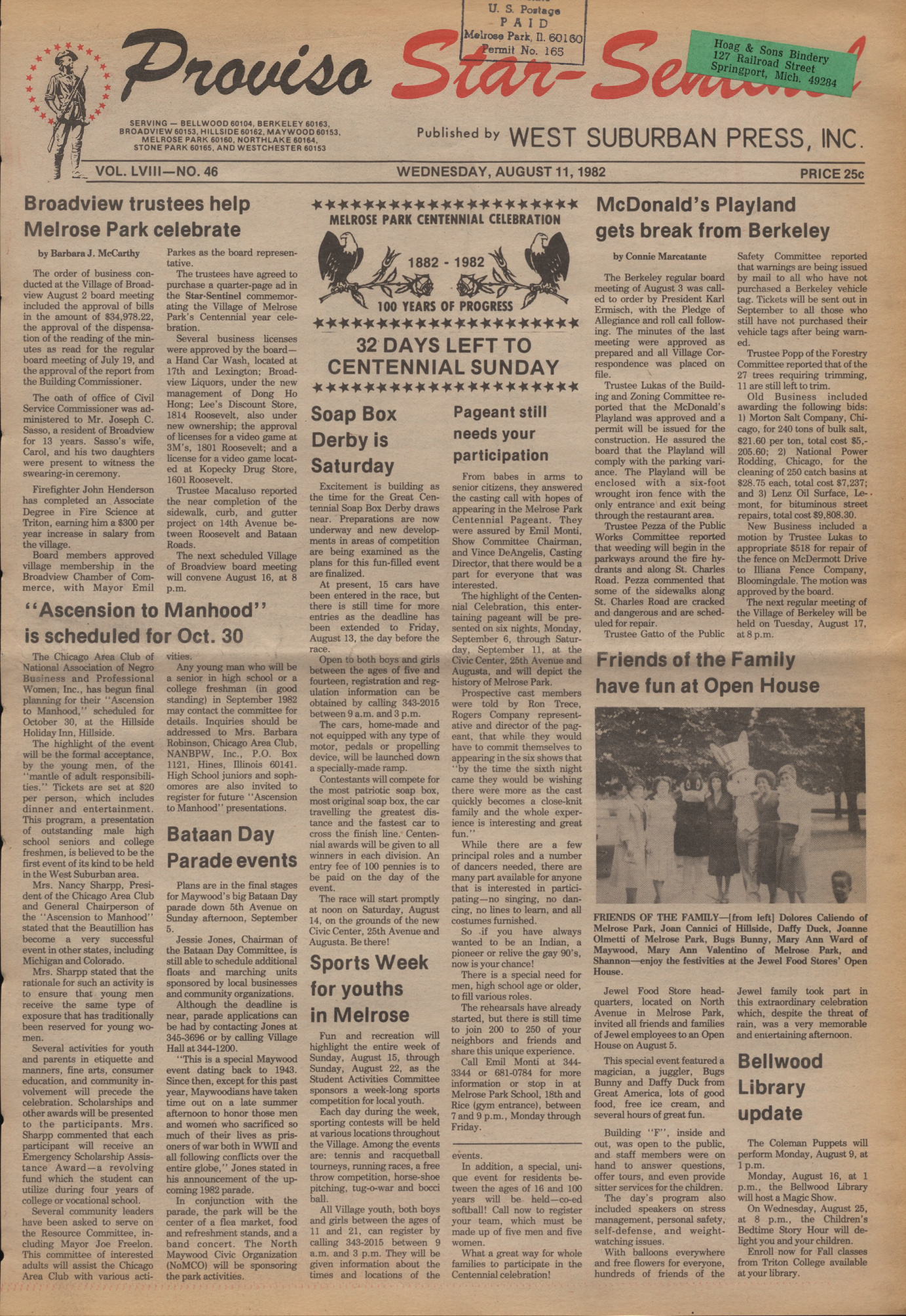 Proviso Star-Sentinel – 19820811