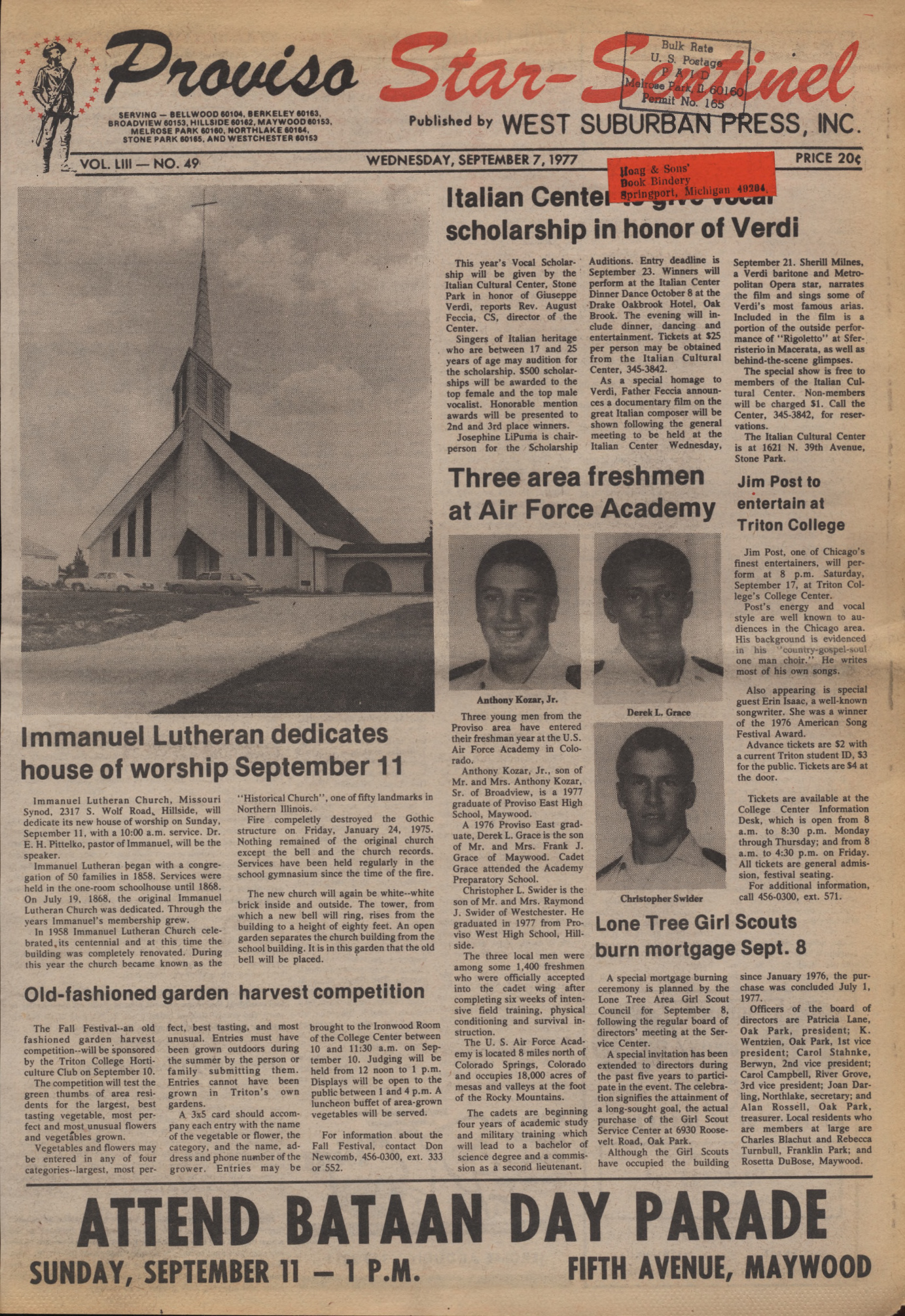 Proviso Star-Sentinel – 19770907
